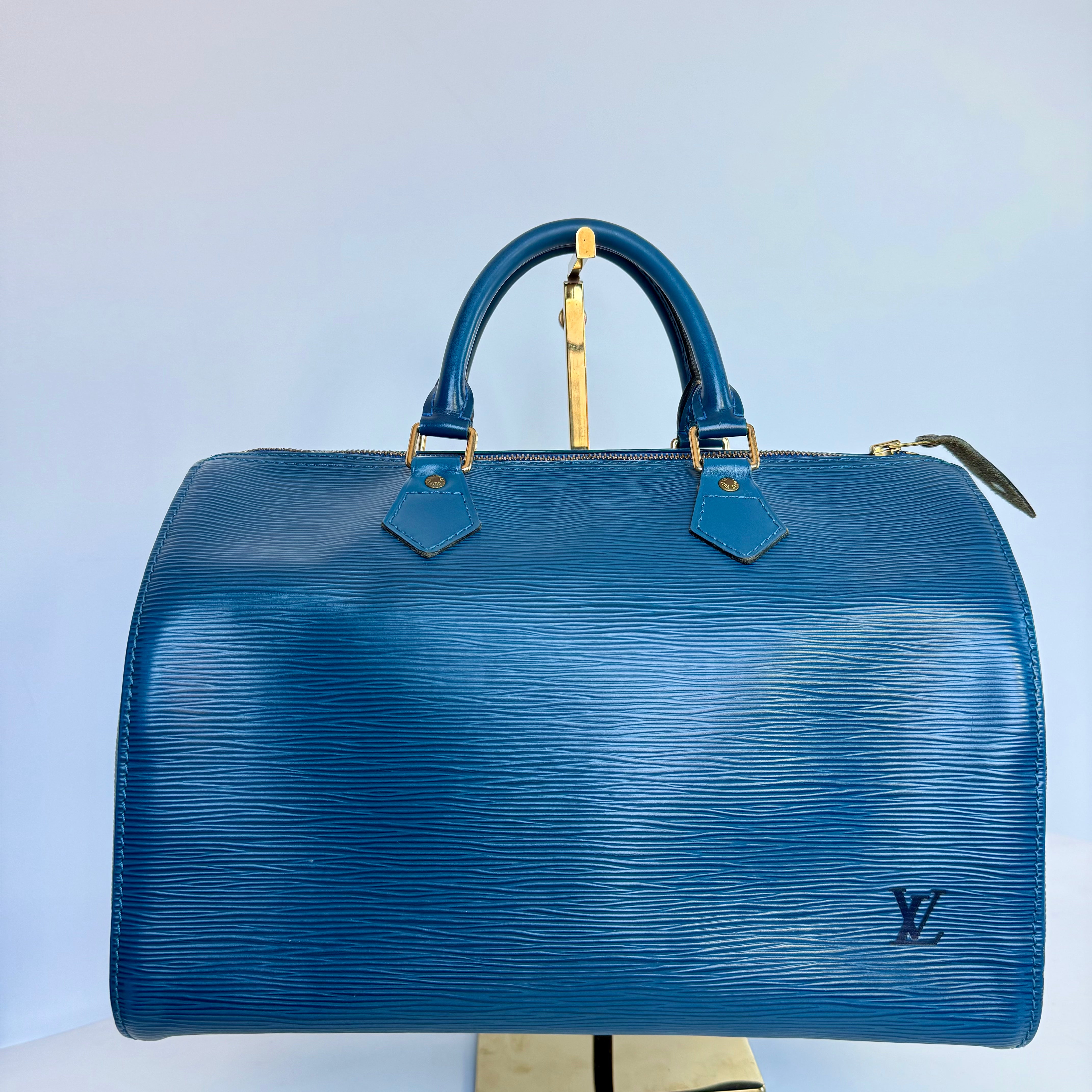 Louis Vuitton Epi Speedy 35 Blue - Queen May