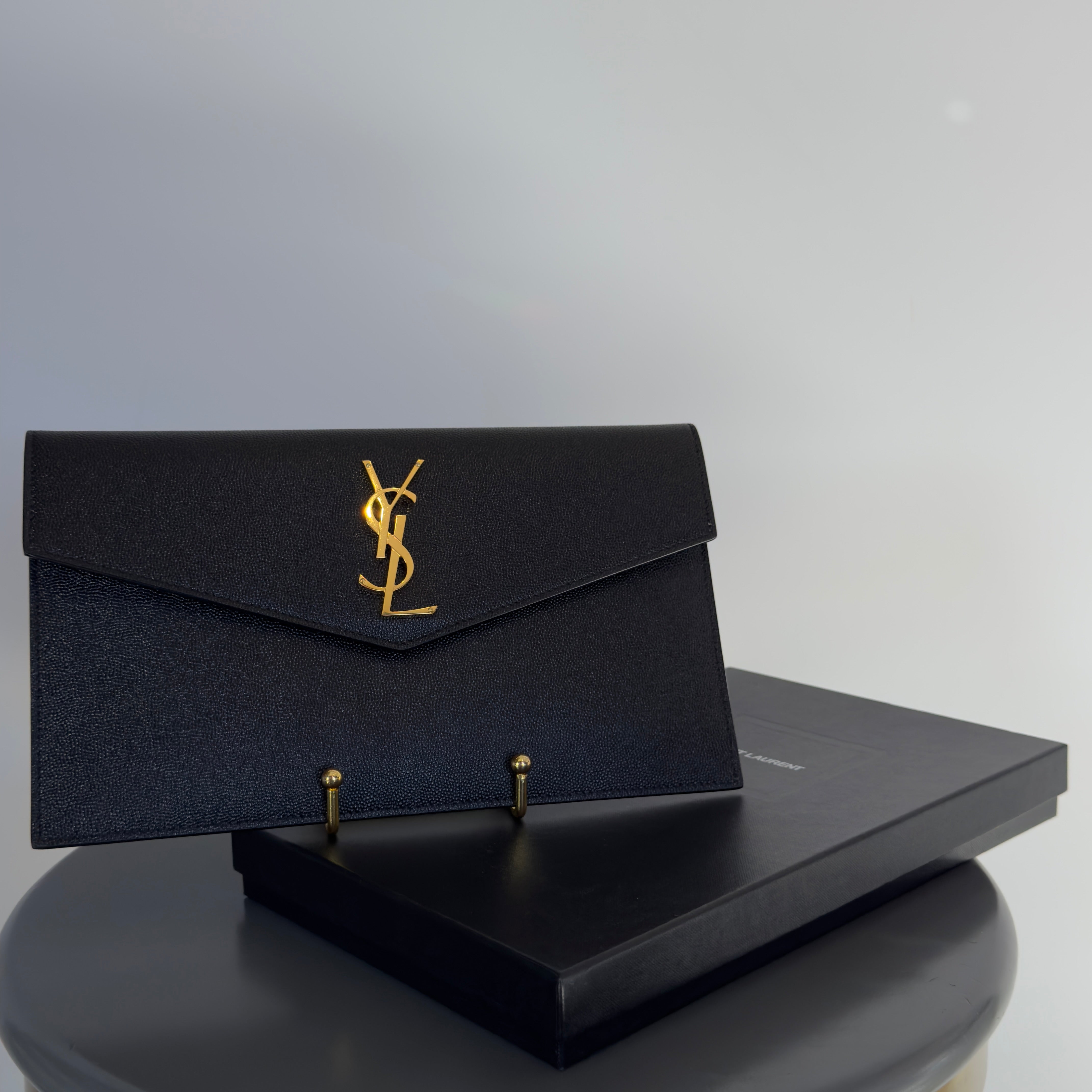 Saint Laurent Grain De Paudre Monogram Uptown - Queen May