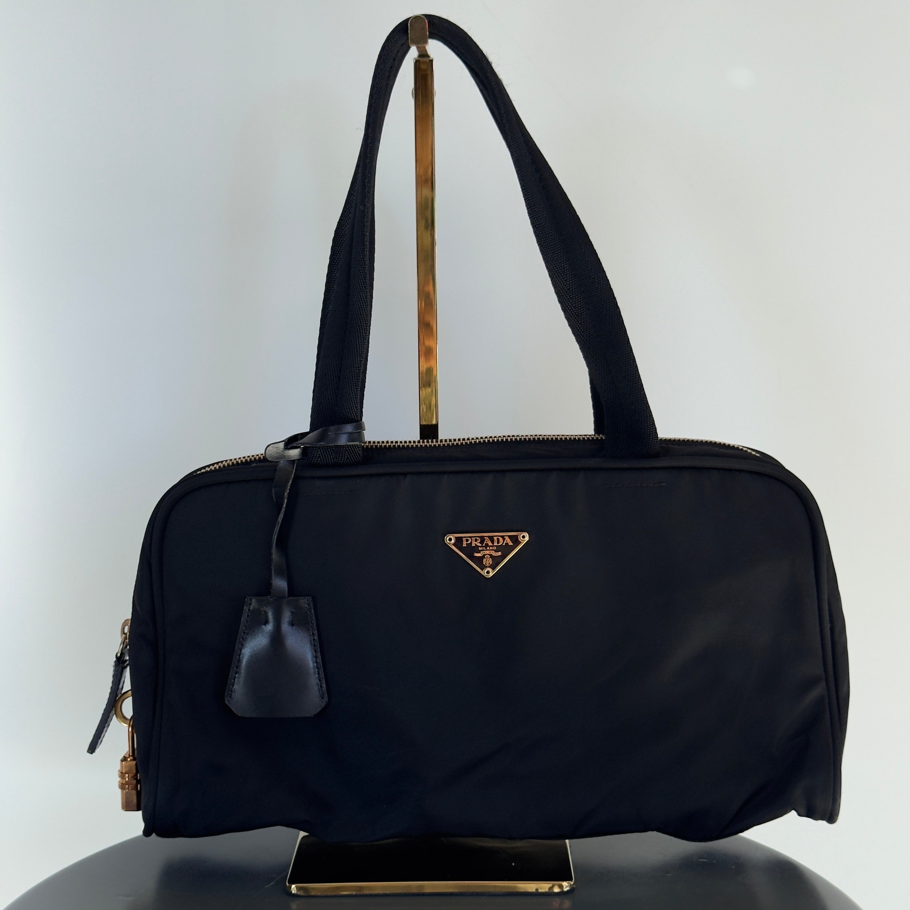 Prada Tessuto Nylon Tote Black - Queen May