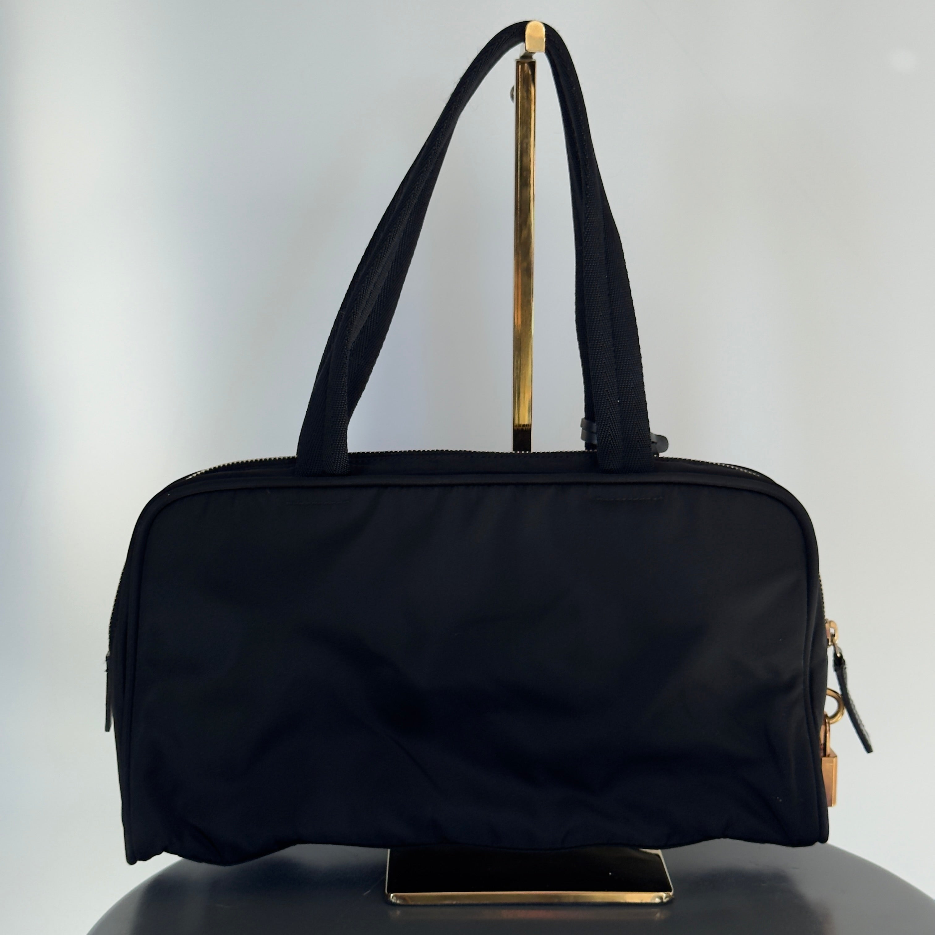Prada Tessuto Nylon Tote Black - Queen May