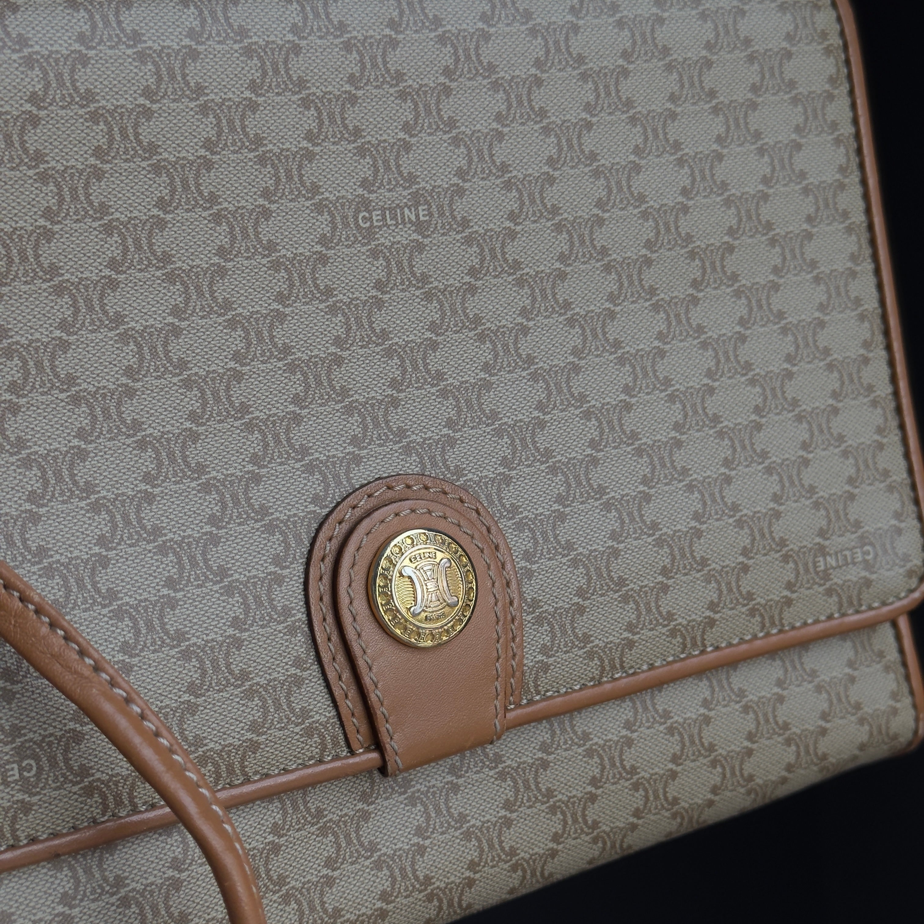 Vintage Celine Macadam Shoulder Bag/Clutch - Queen May