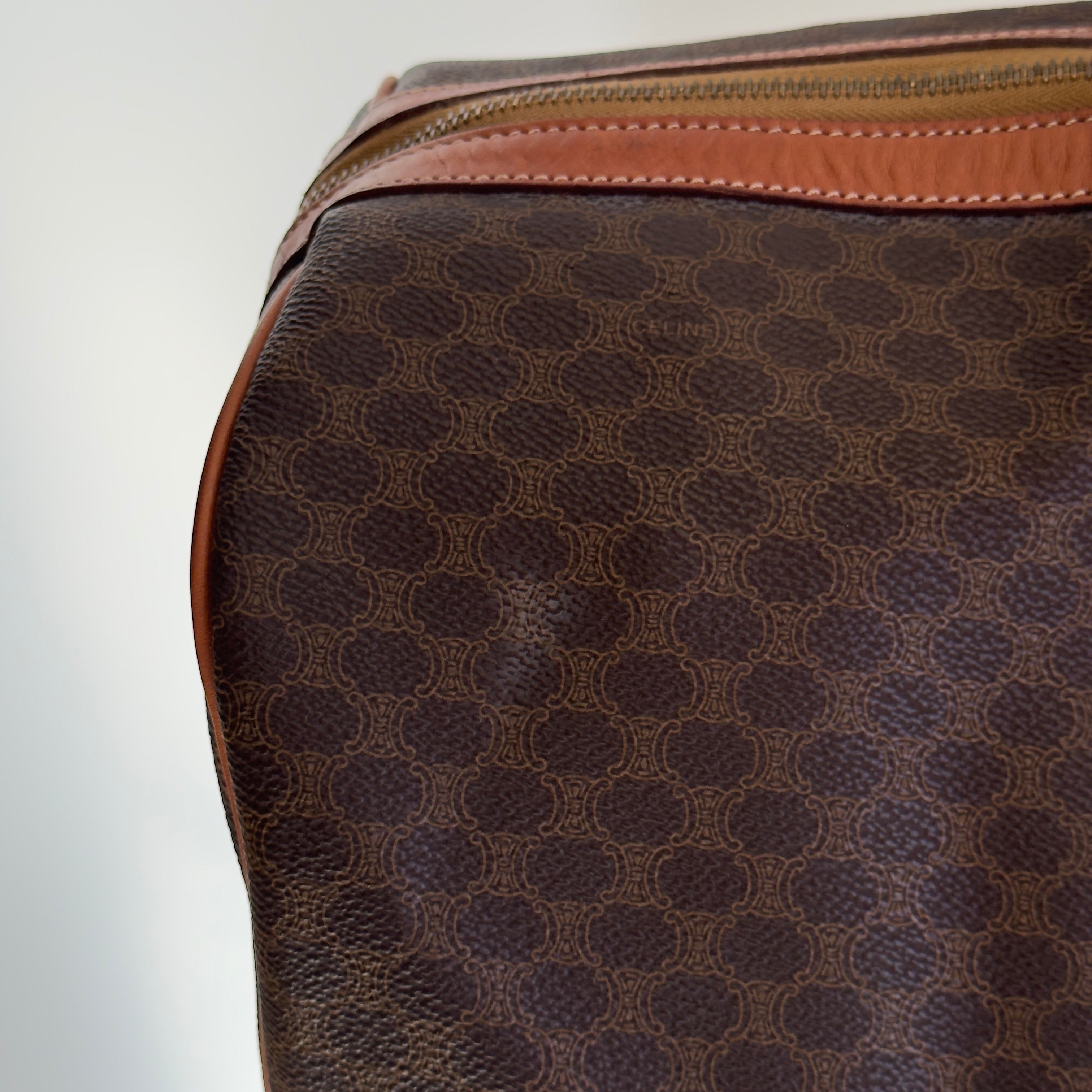 Vintage Celine Macadam Boston Duffle Bag - Queen May