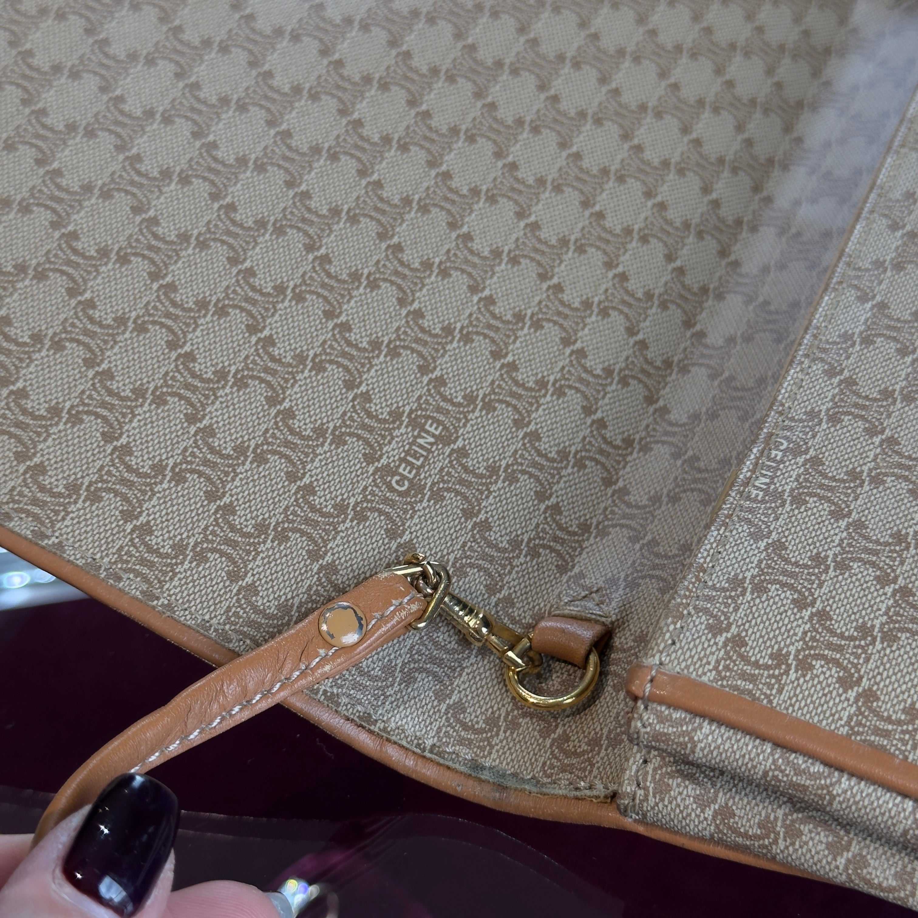 Vintage Celine Macadam Shoulder Bag/Clutch - Queen May