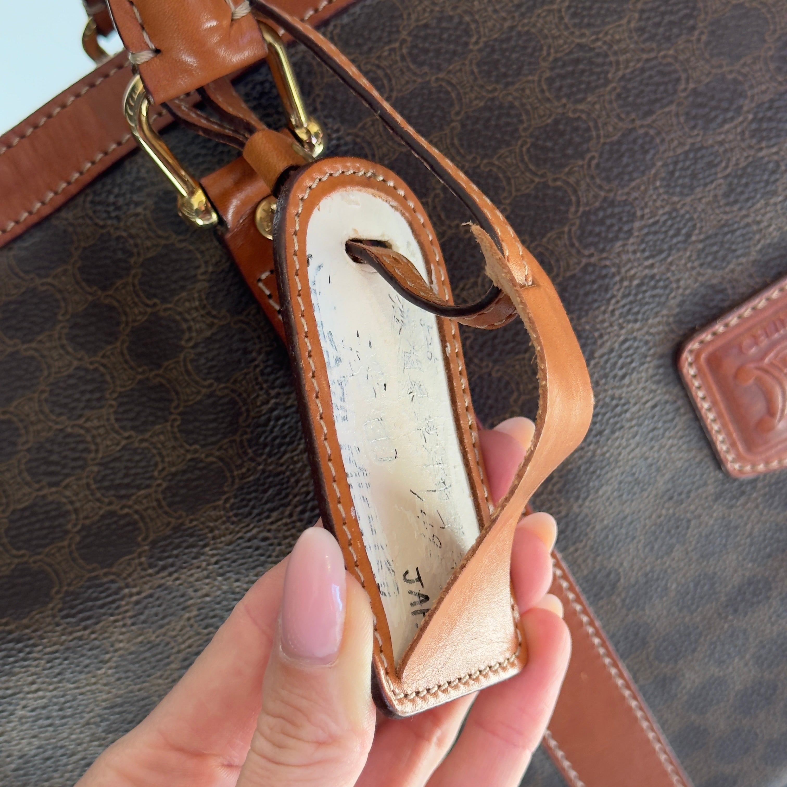 Vintage Celine Macadam Boston Duffle Bag - Queen May