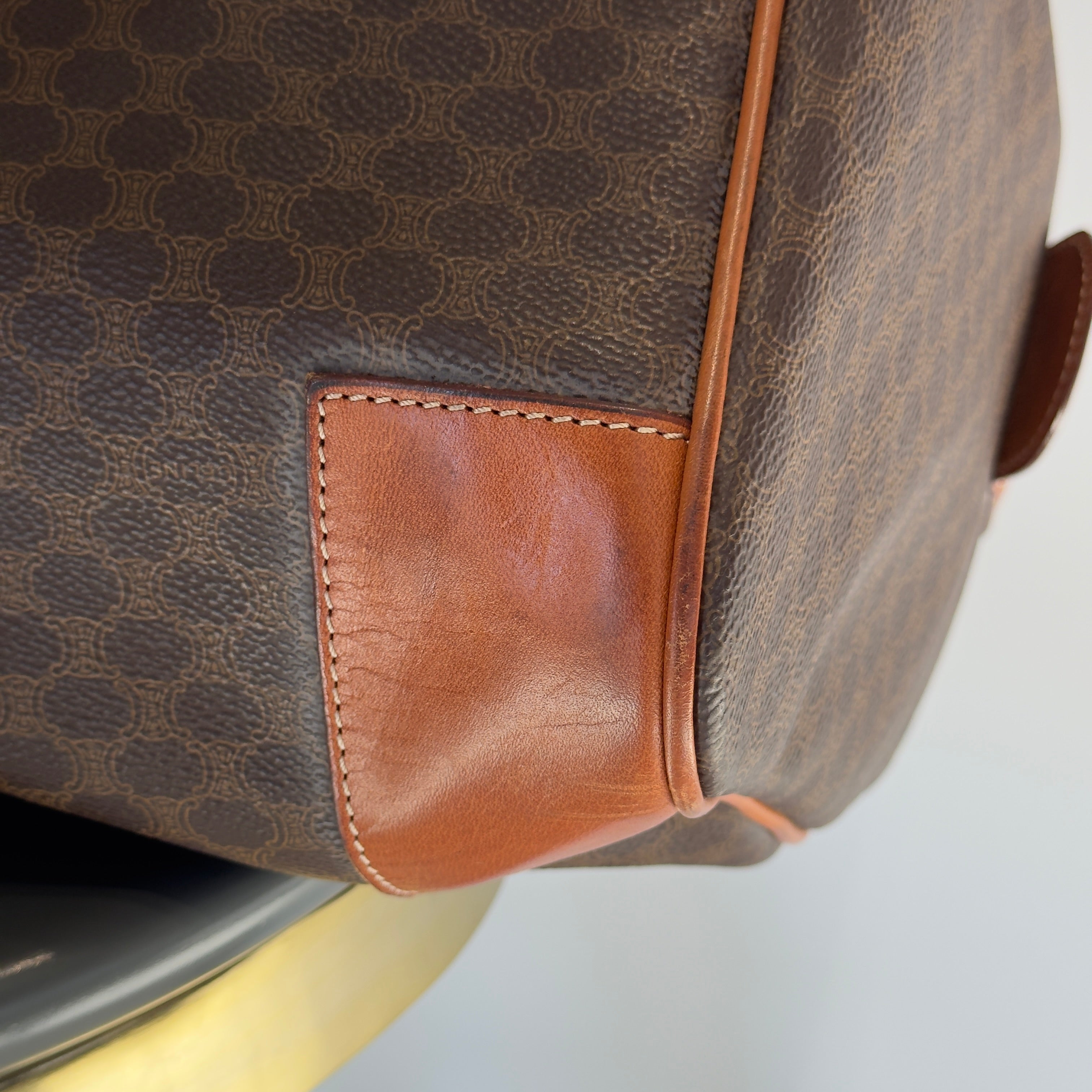 Vintage Celine Macadam Boston Duffle Bag - Queen May