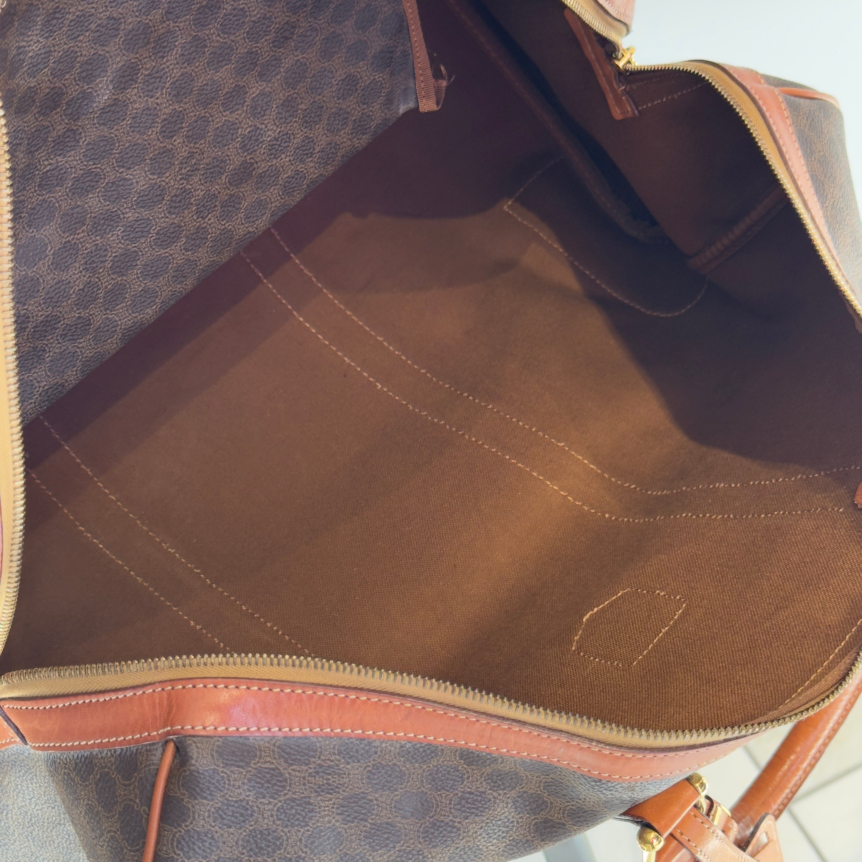 Vintage Celine Macadam Boston Duffle Bag - Queen May