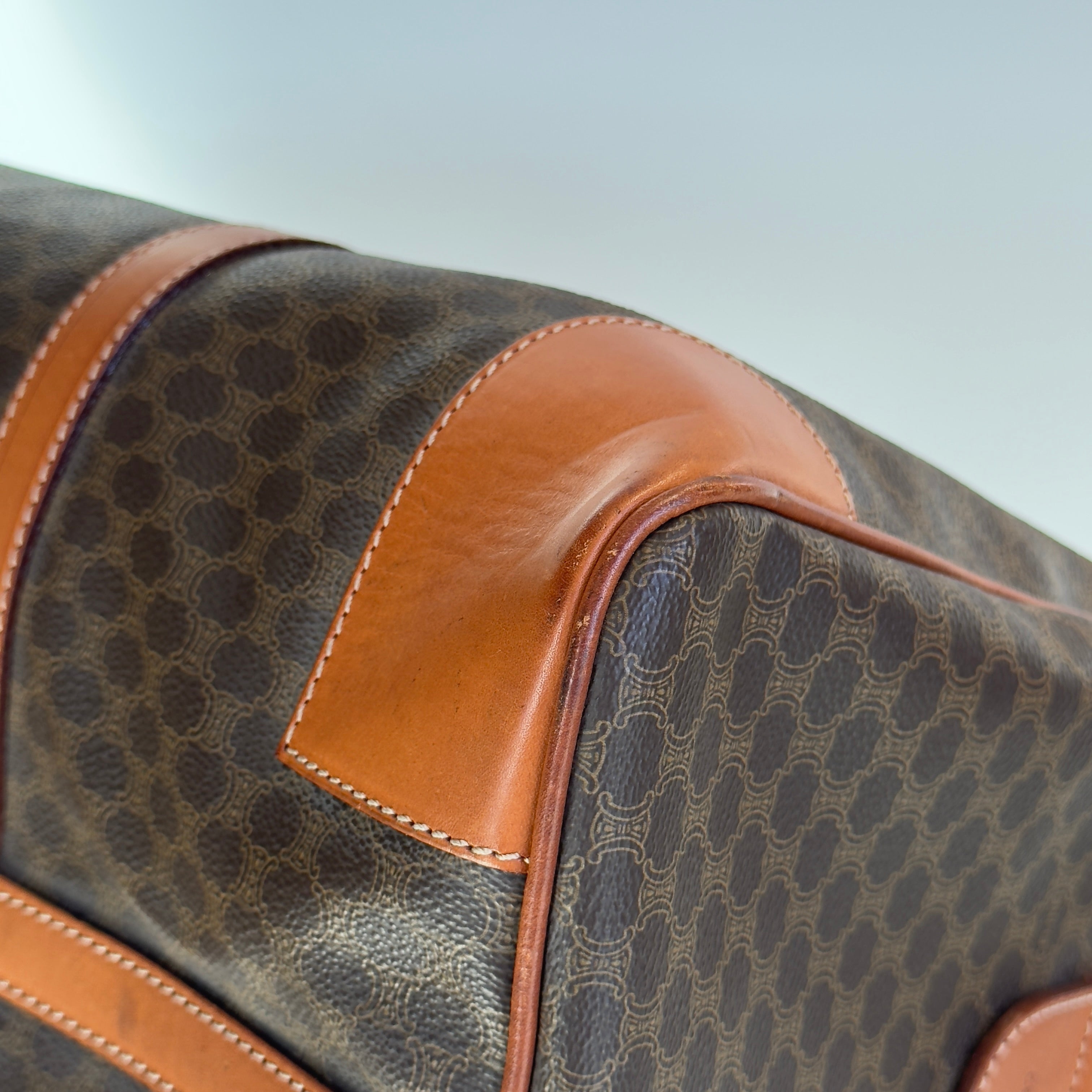 Vintage Celine Macadam Boston Duffle Bag - Queen May