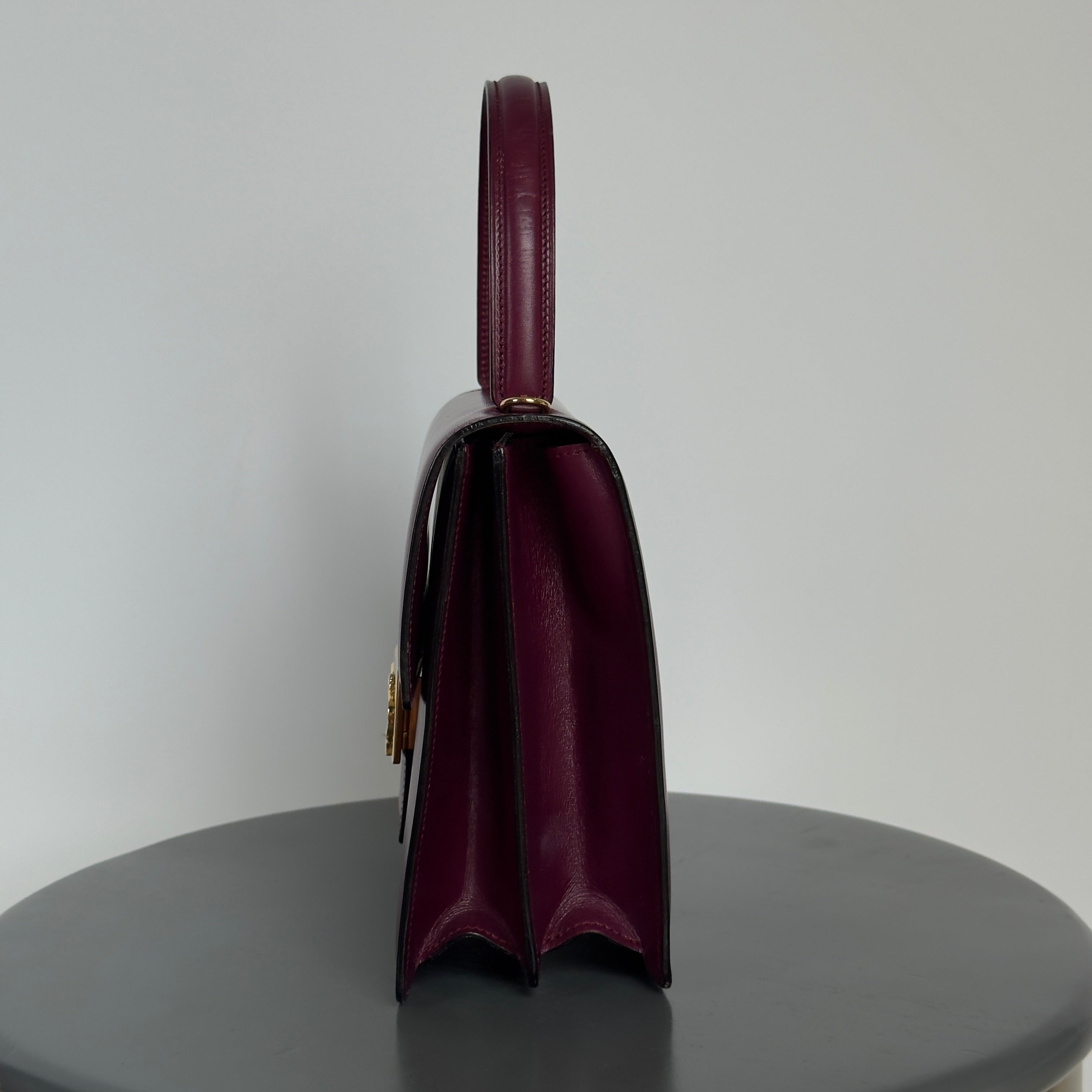 Rare Celine Box Calf Top Handle Bag - Queen May