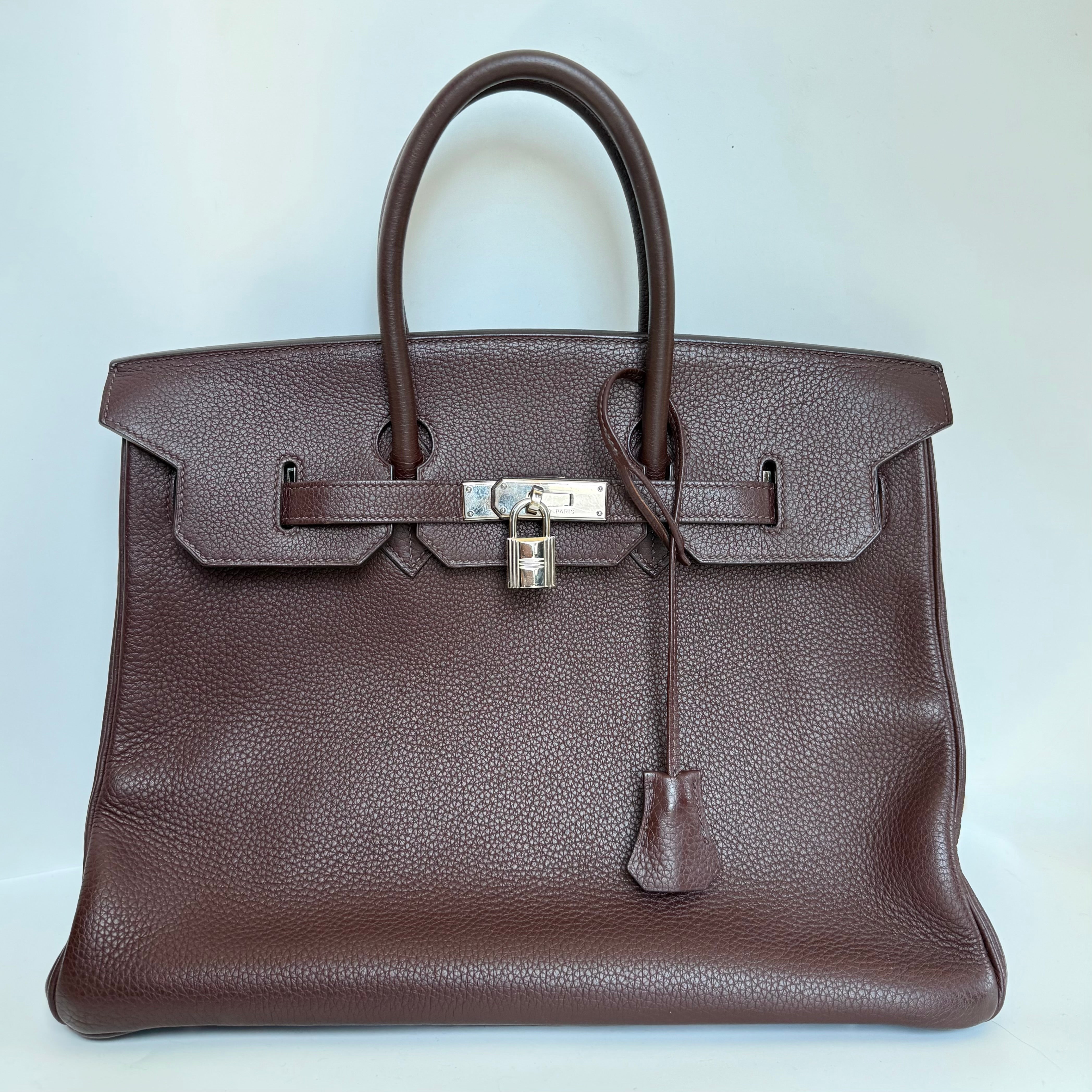 Hermes Birkin 35 Togo Leather Havane Palladium Hardware 2004 - Queen May