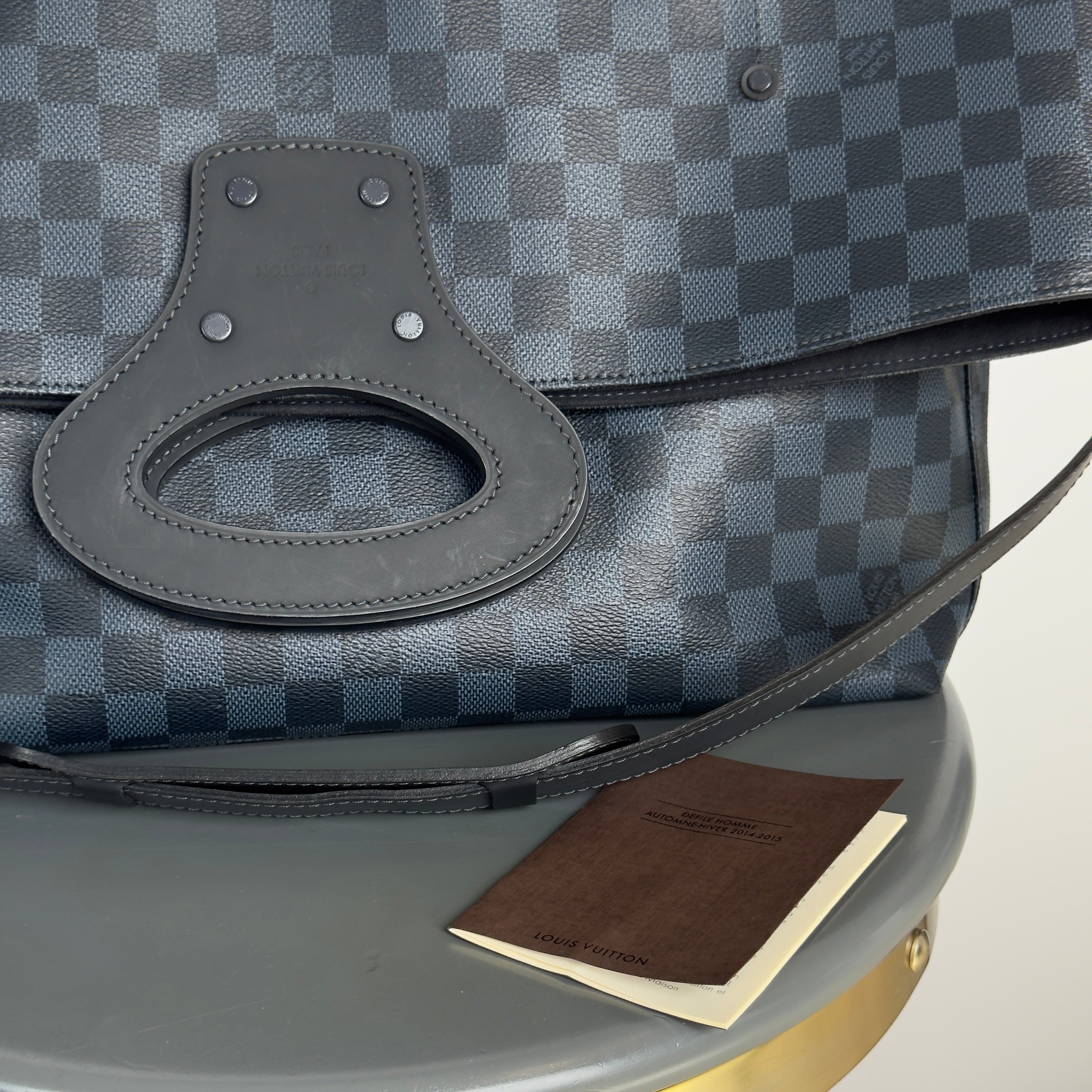 Louis Vuitton North South Cobalt Damier Tote Handle - Queen May
