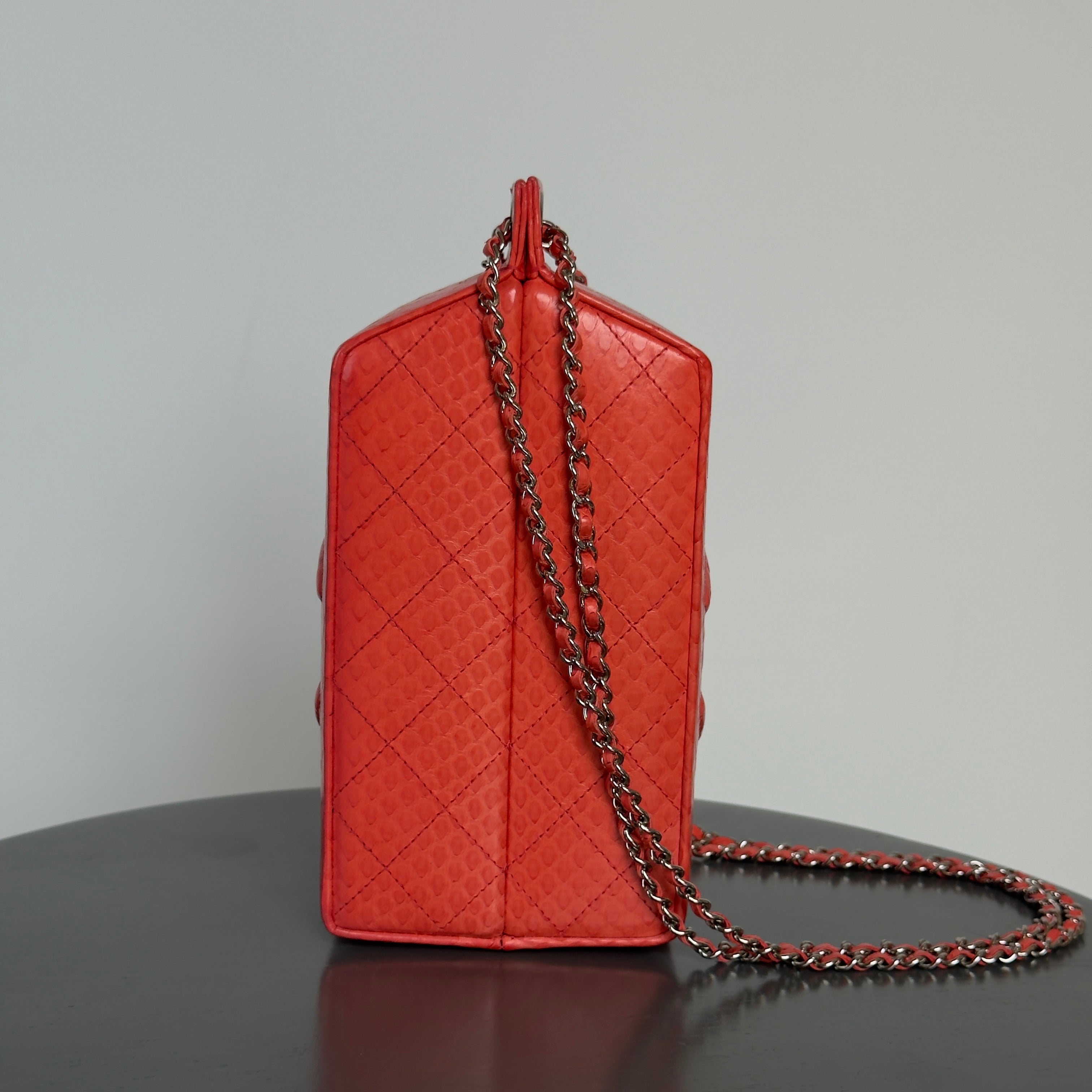 Chanel Python Milk Carton Bag Fall 2014 - Queen May