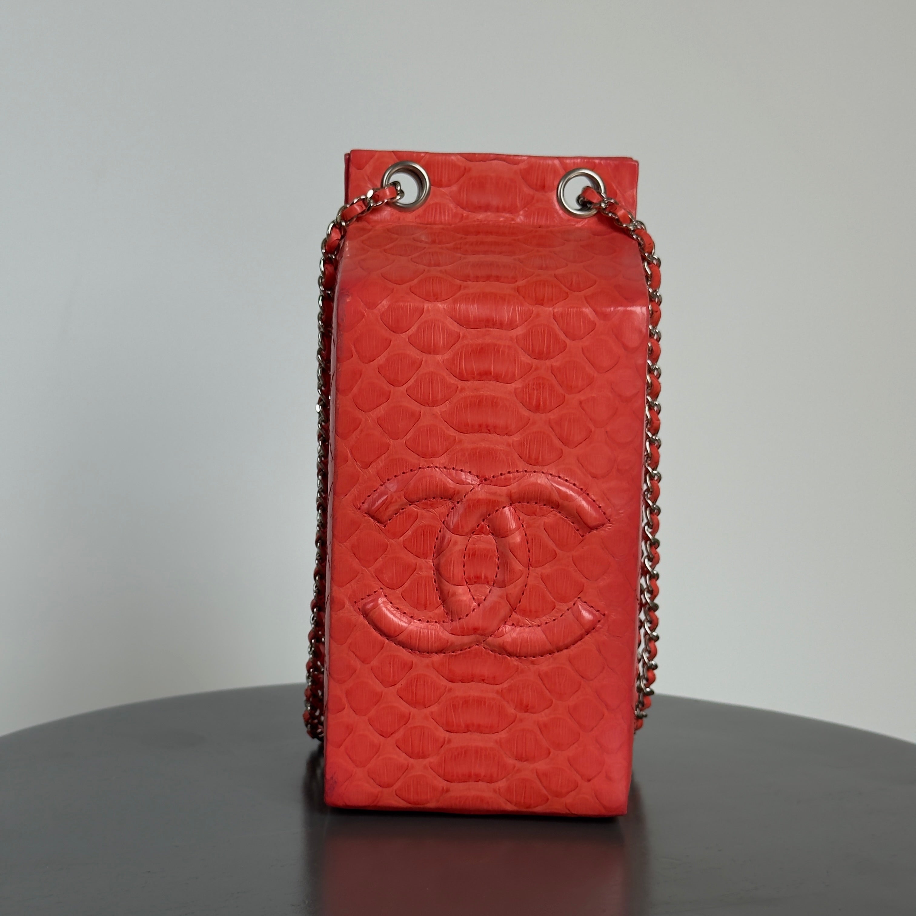 Chanel Python Milk Carton Bag Fall 2014 - Queen May
