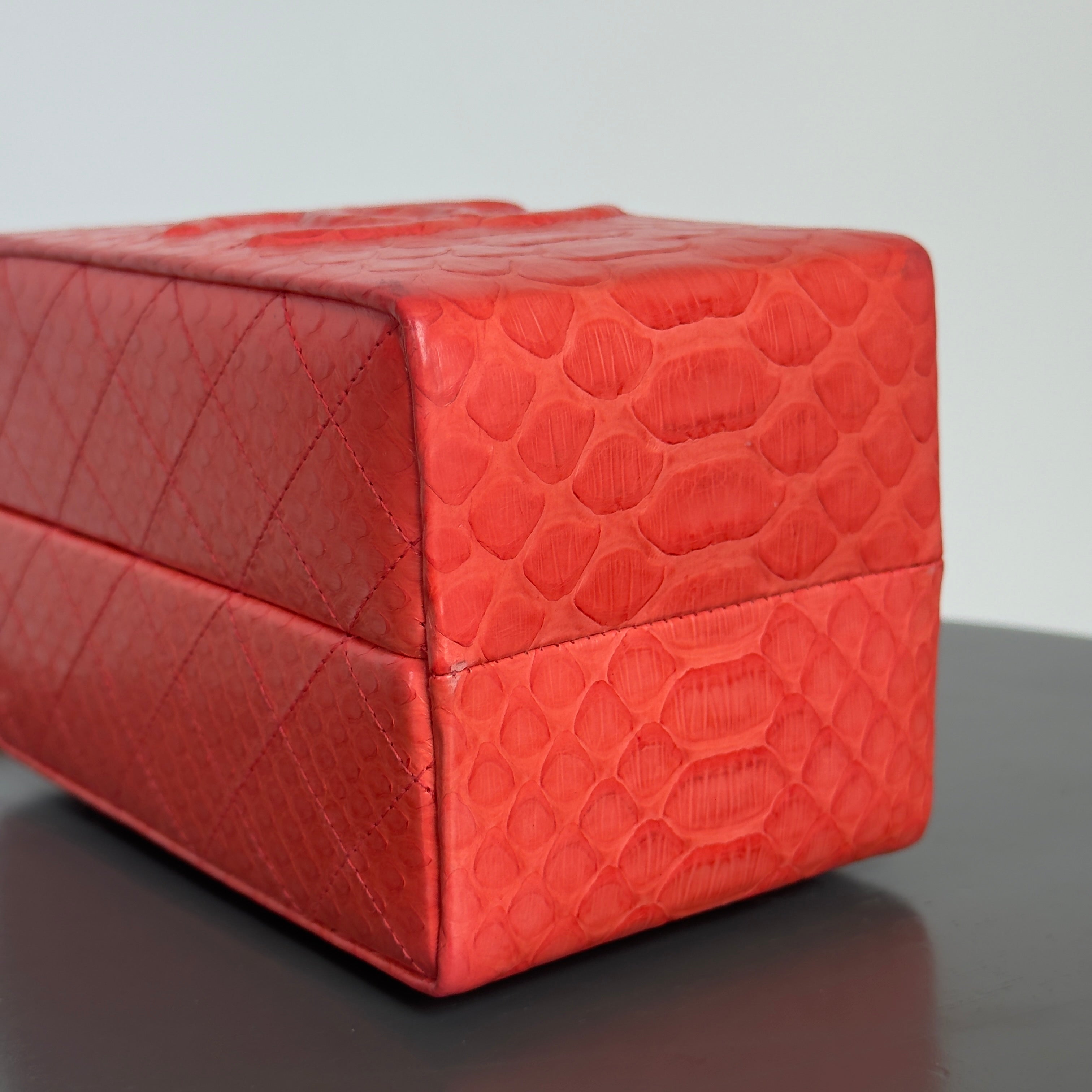 Chanel Python Milk Carton Bag Fall 2014 - Queen May