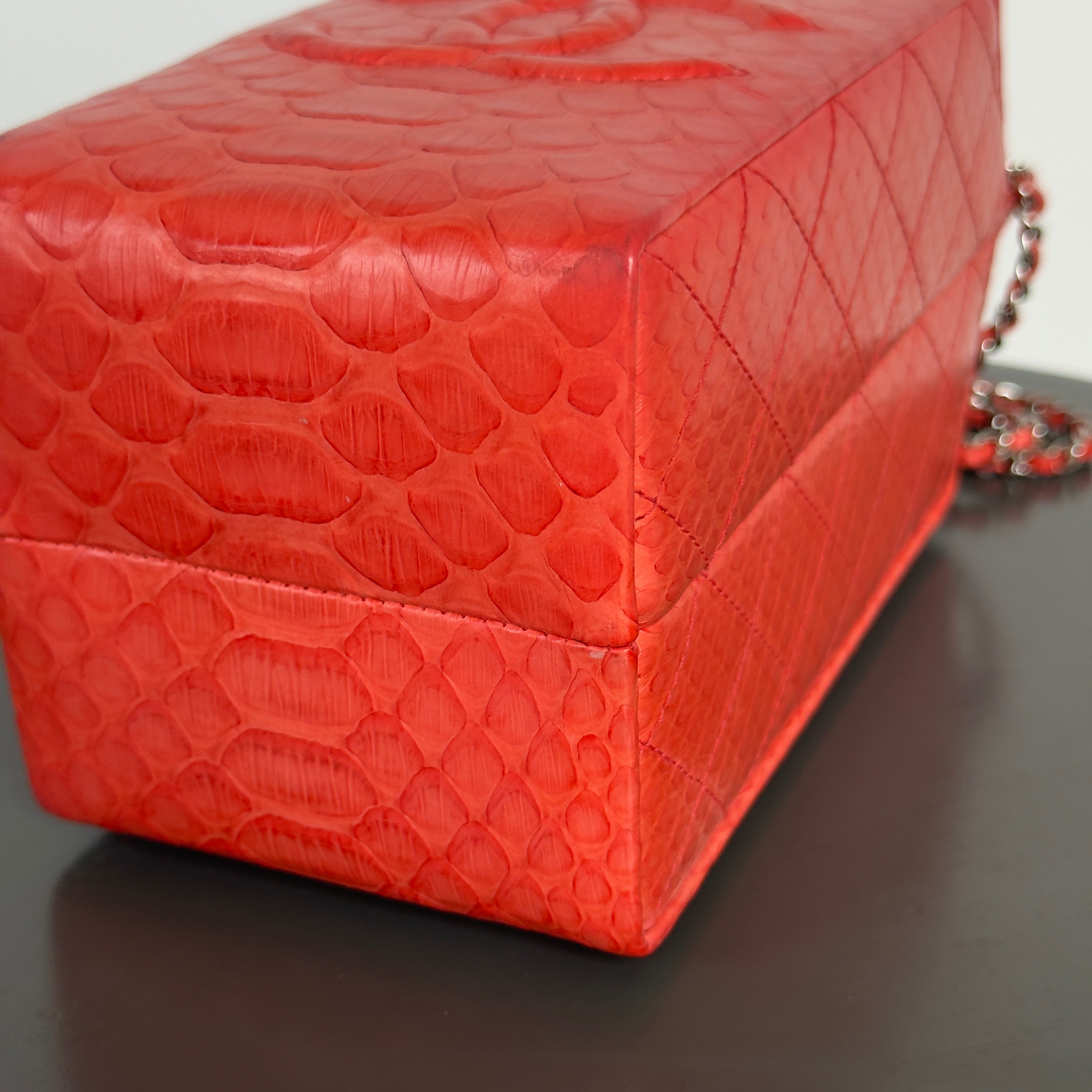 Chanel Python Milk Carton Bag Fall 2014 - Queen May