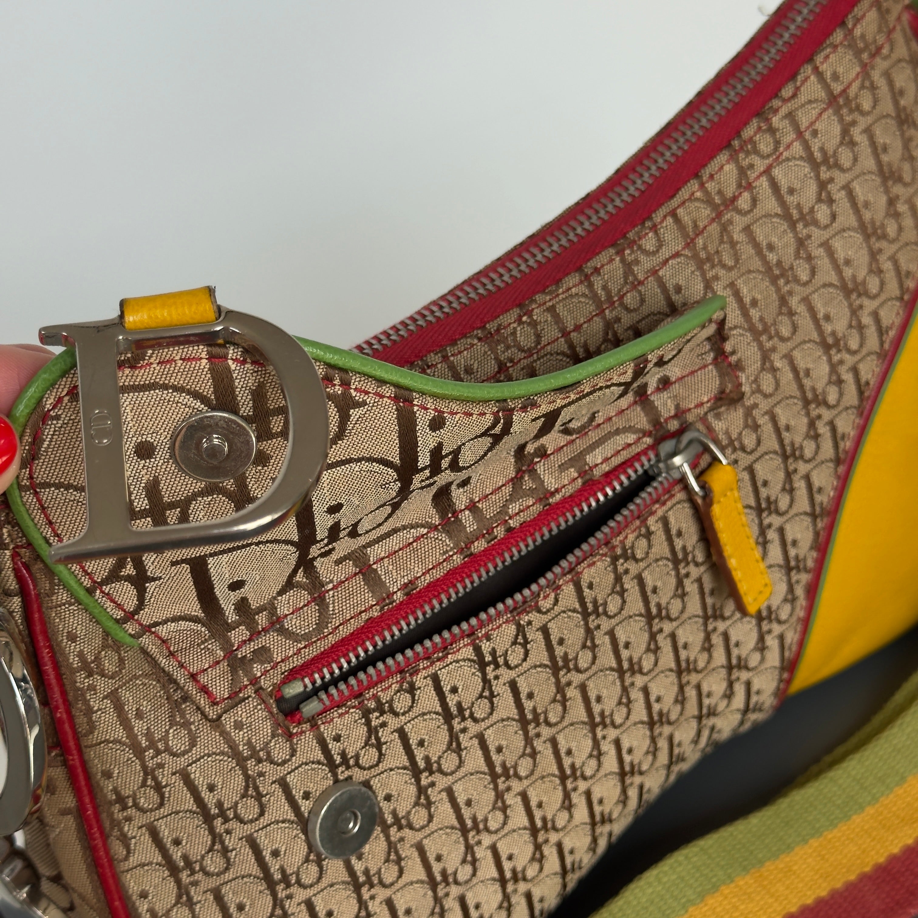 Dior Diorissimo Rasta Trotter Shoulder Bag - Queen May