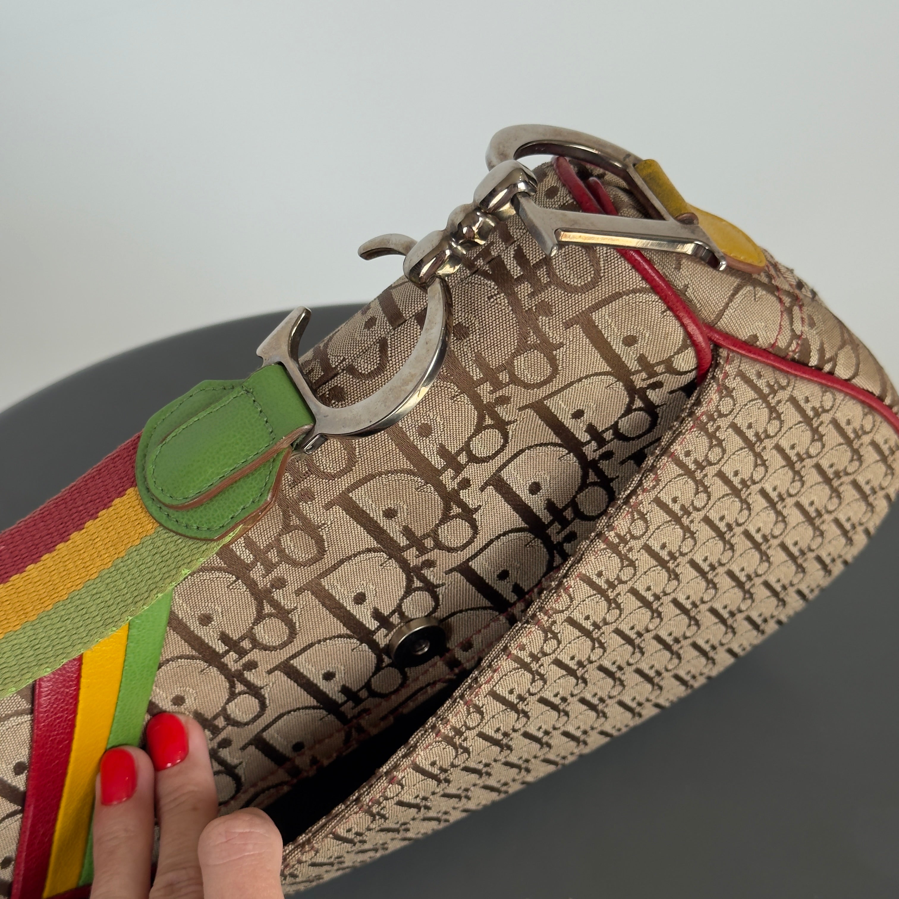 Dior Diorissimo Rasta Saddle Bag - Queen May