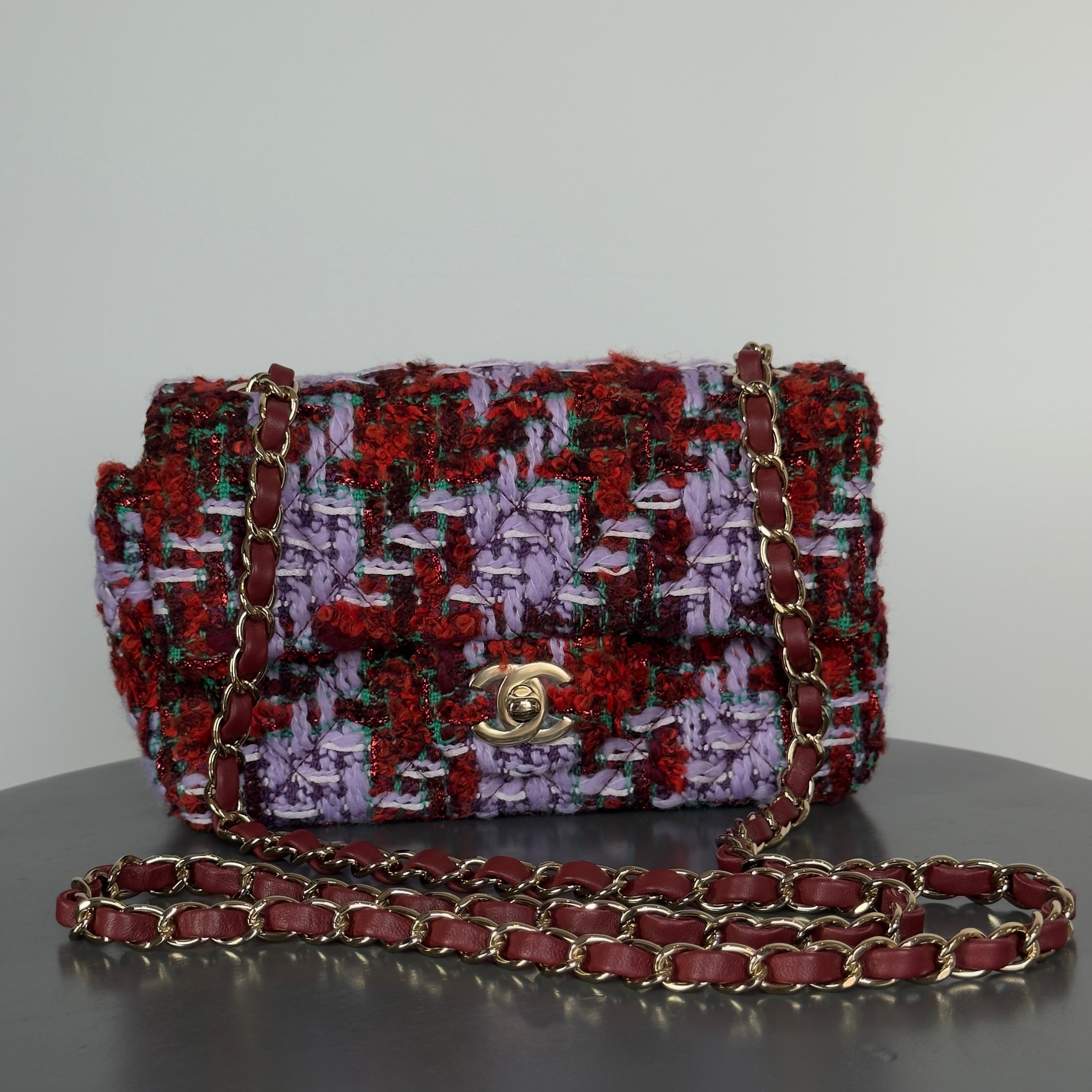 Chanel Classic Rectangular Mini Tweed Single Flap - Queen May