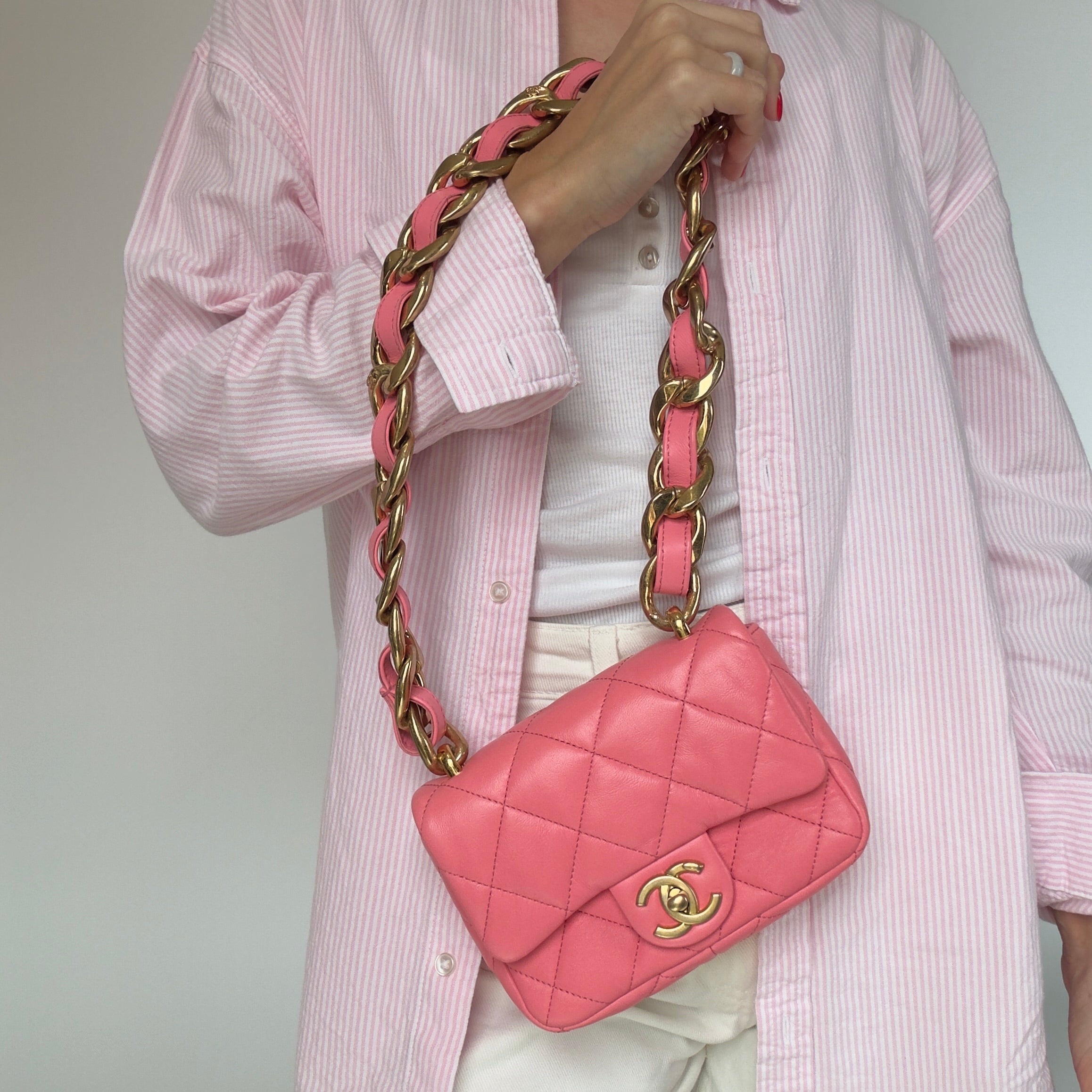 Chanel 22S Mini Flap Bag Seasonal Color - Queen May