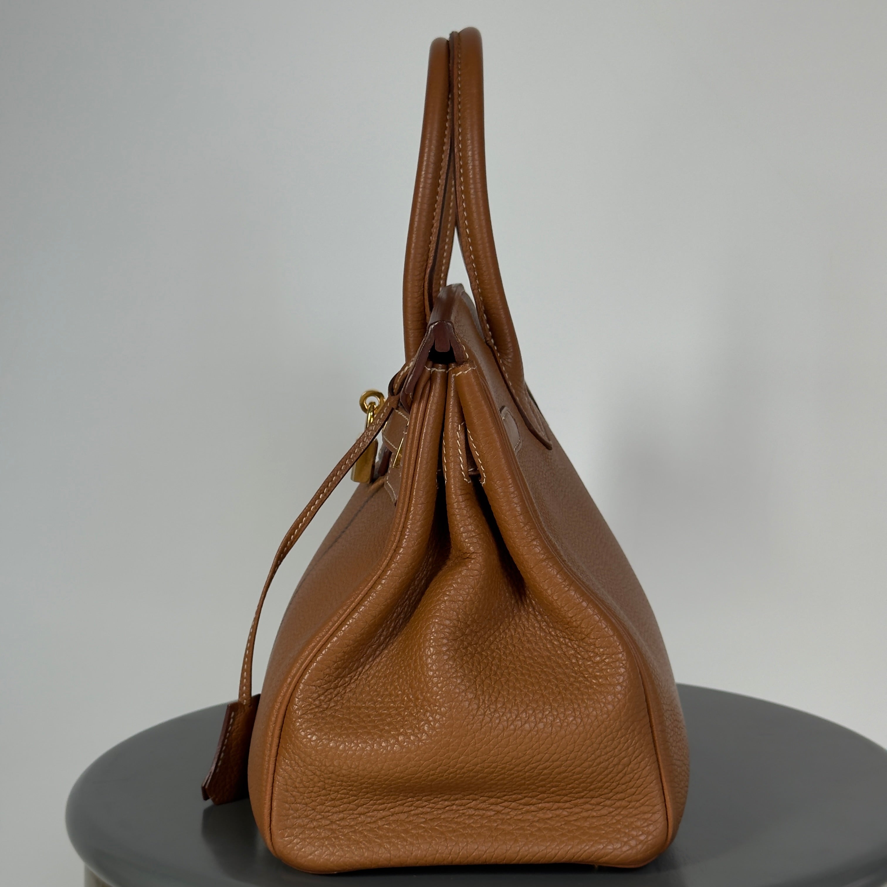 Hermes Birkin 30 Square P 2012 Togo Gold / Gold - Queen May
