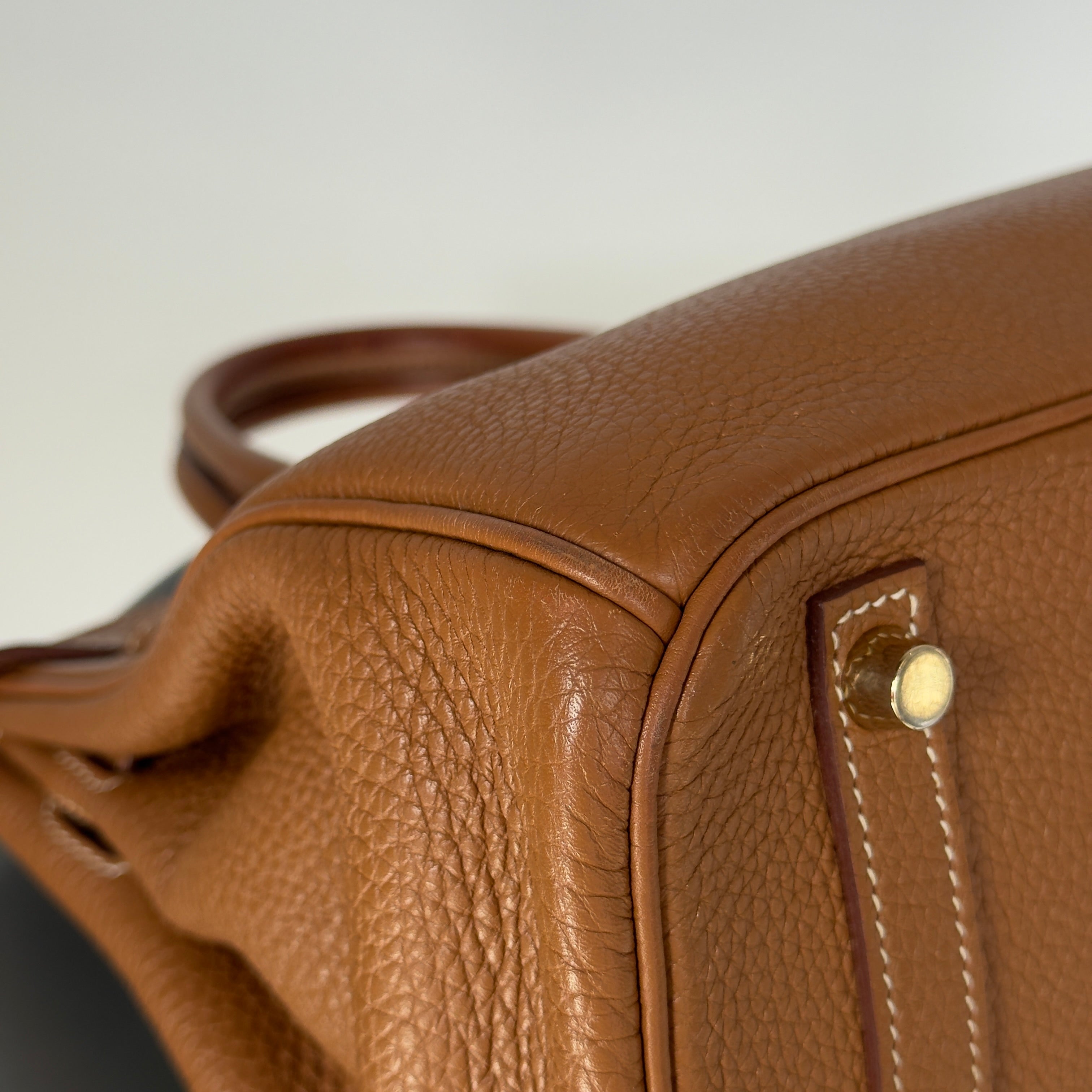 Hermes Birkin 30 Square P 2012 Togo Gold / Gold - Queen May