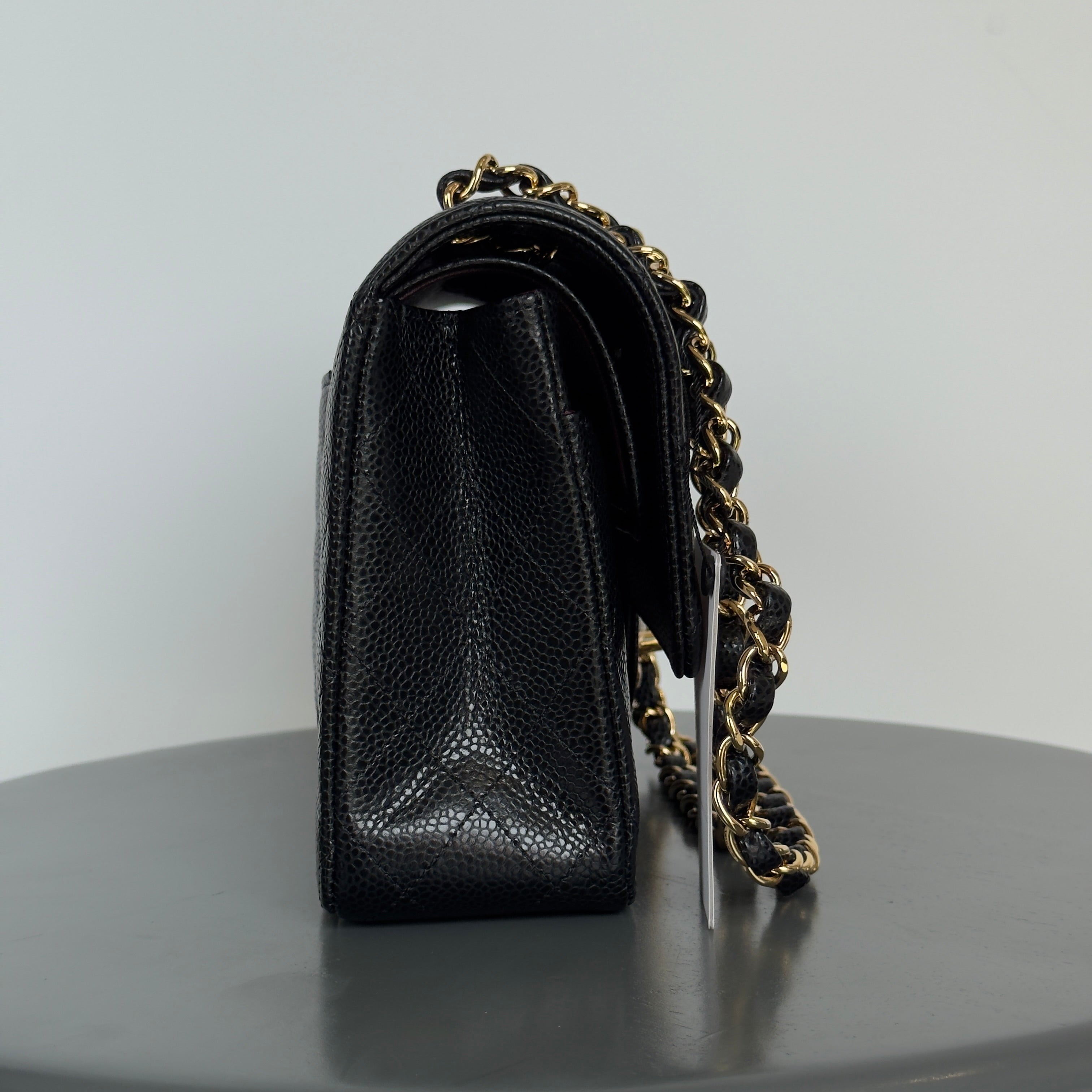 Chanel Medium Caviar Double Flap Black - Queen May