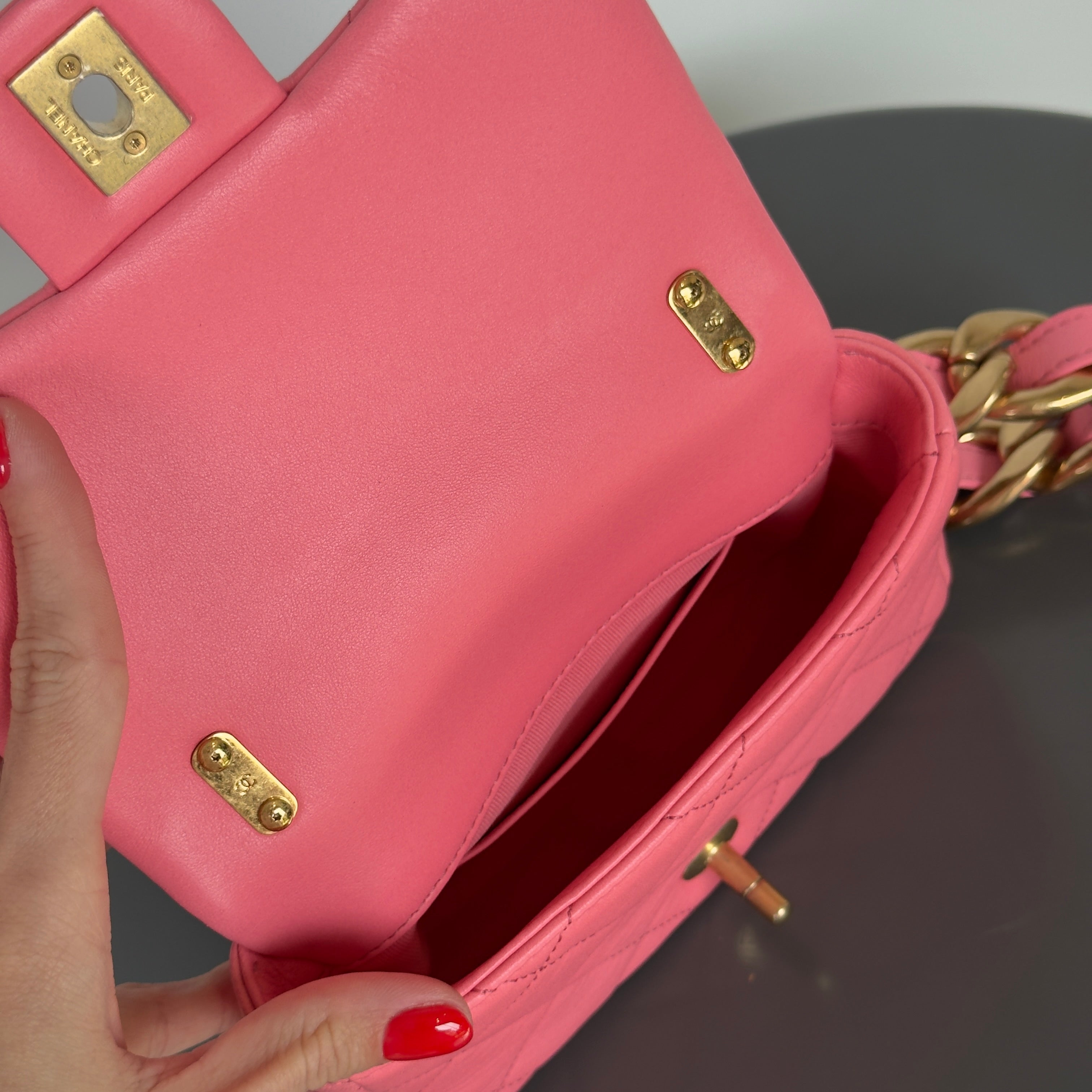 Chanel 22S Mini Flap Bag Seasonal Color - Queen May