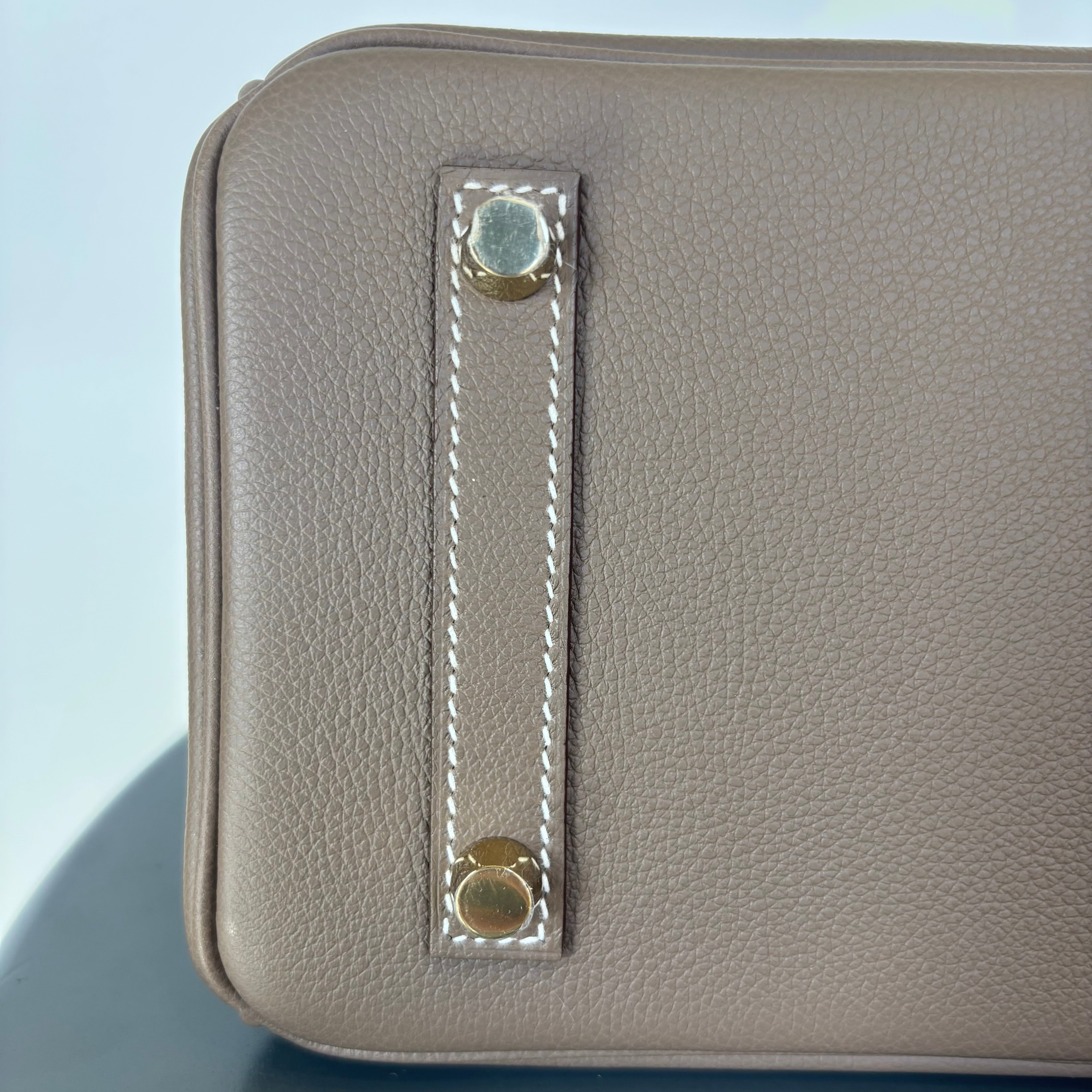 Hermes Evercolor Shoulder Birkin Light 29 Etoupe / Gold Hardware - Queen May