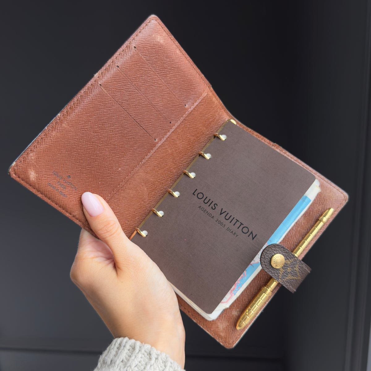 Louis Vuitton Monogram Agenda with Pen - Queen May