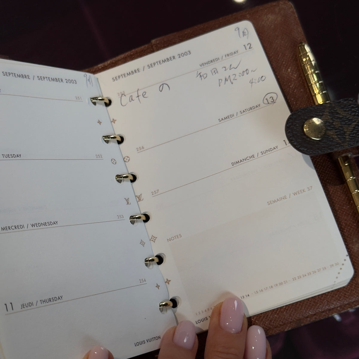 Louis Vuitton Monogram Agenda with Pen - Queen May