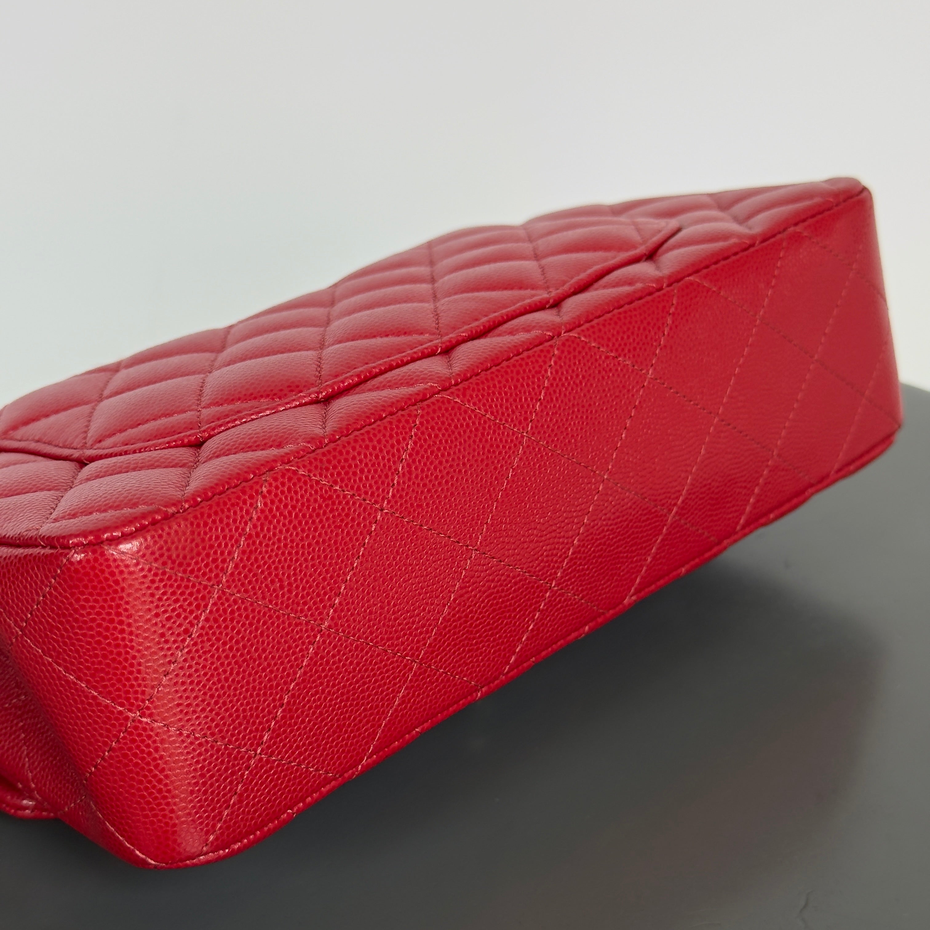 Chanel Caviar Red Small Double Flap - Queen May