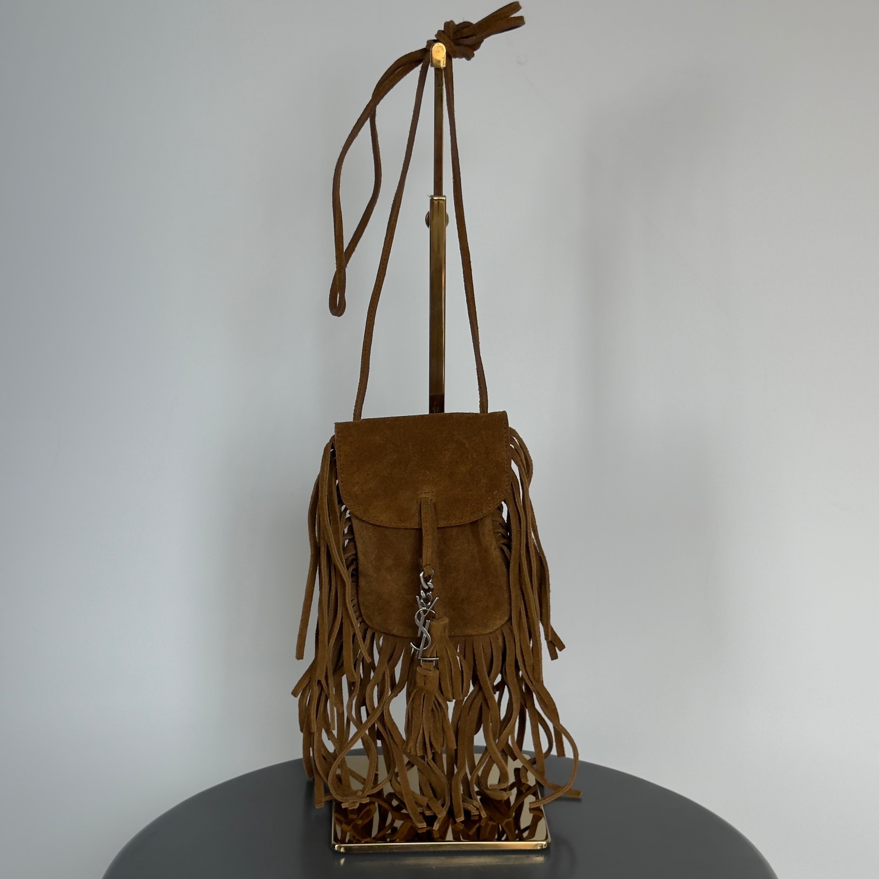 Saint Laurent Suede Anita Toy Mini Bag Western - Queen May