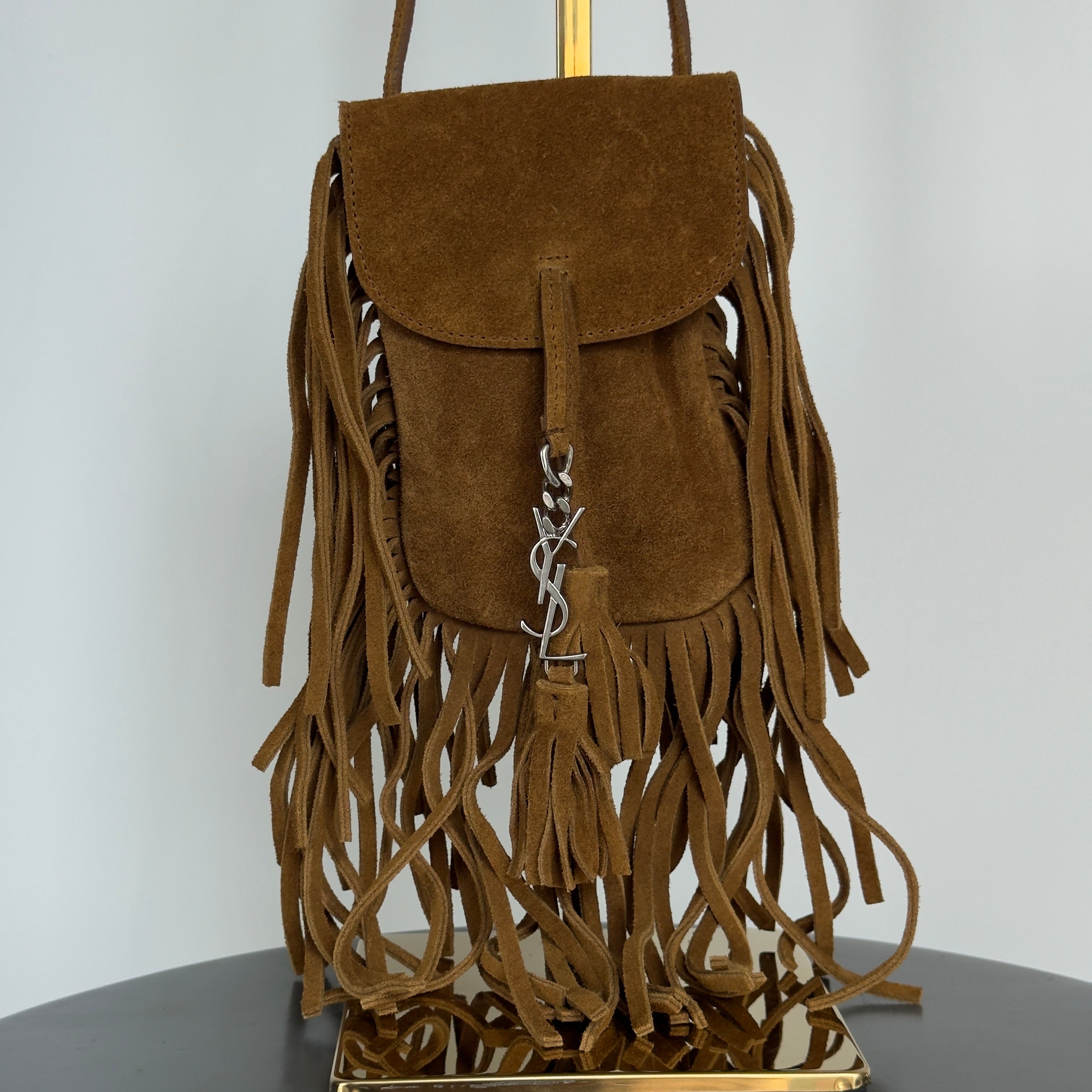 Saint Laurent Suede Anita Toy Mini Bag Western - Queen May