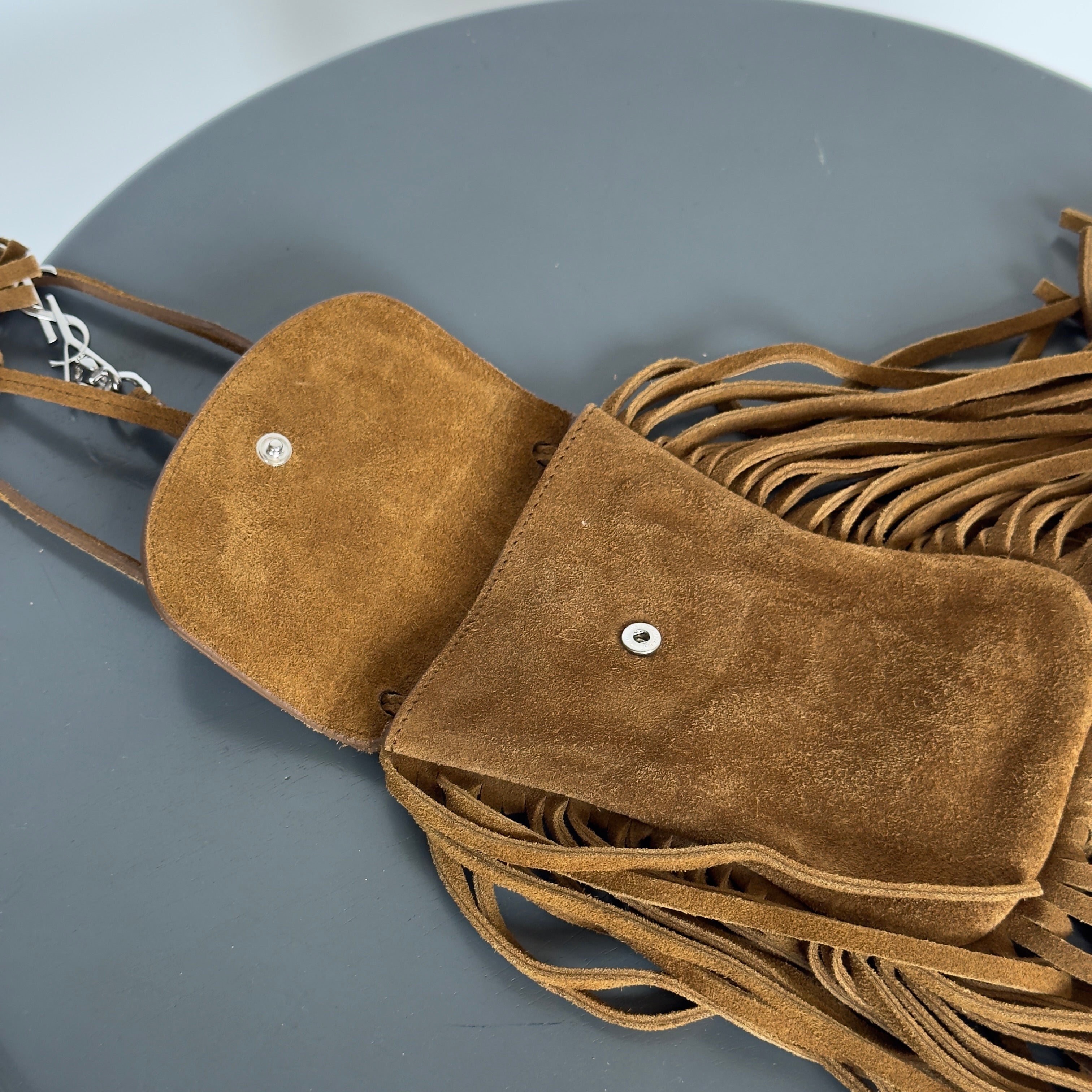 Saint Laurent Suede Anita Toy Mini Bag Western - Queen May