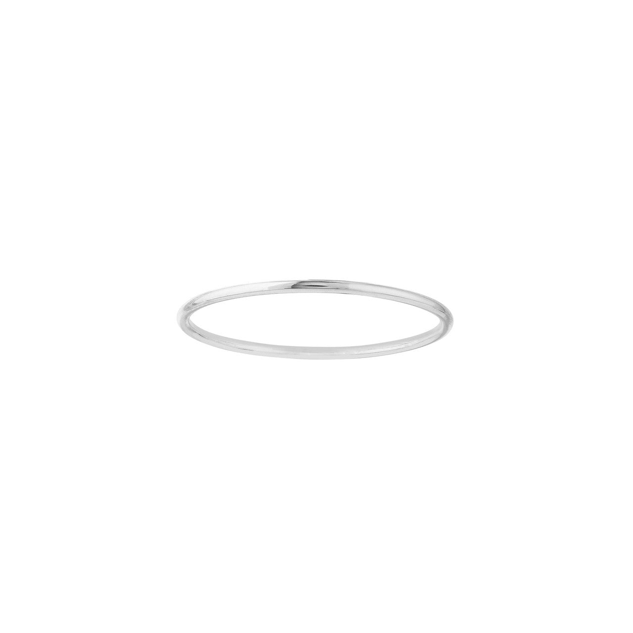 14K Gold 1mm Wire Stackable Ring - Queen May