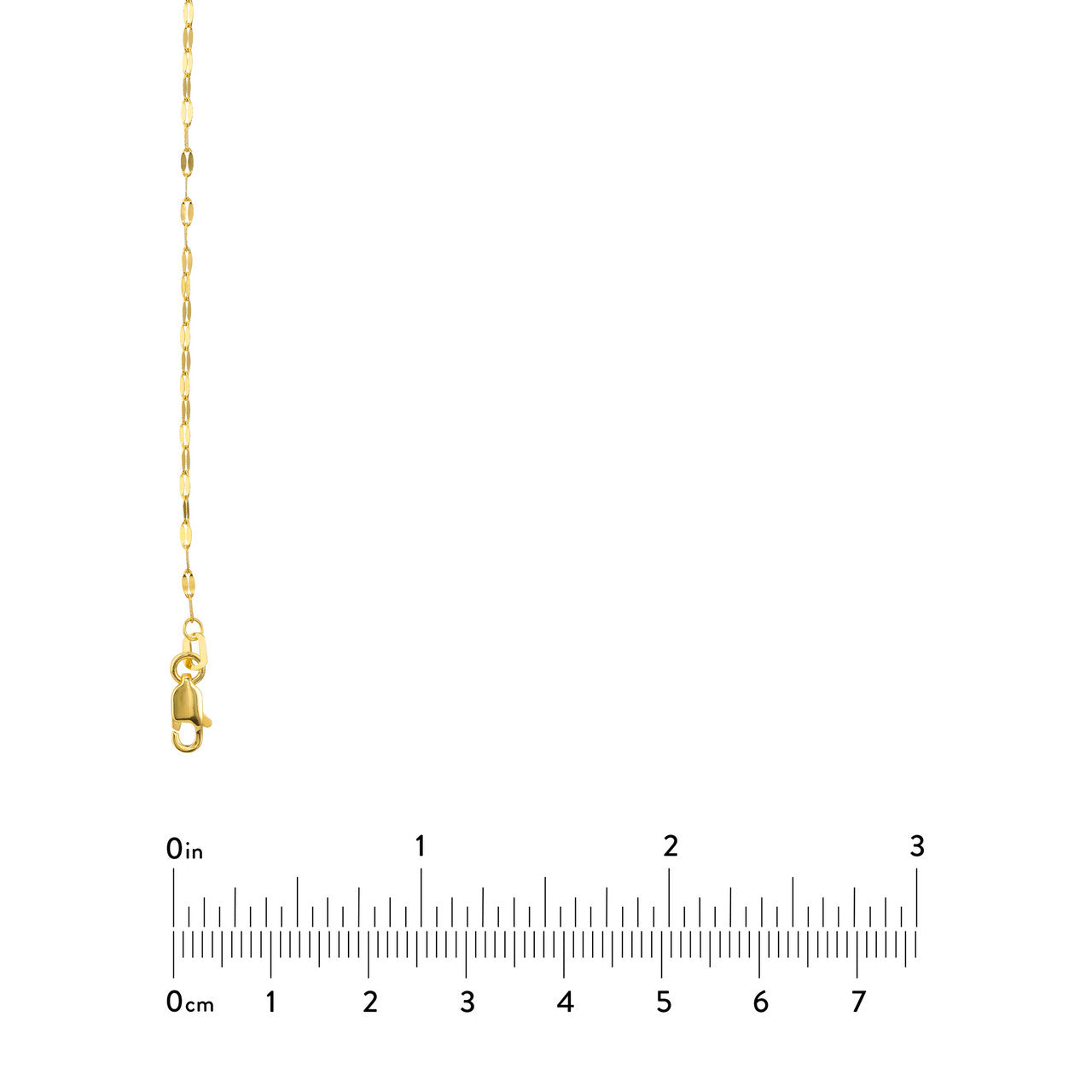 14K Yellow Gold Circle Lariat Necklace - Queen May