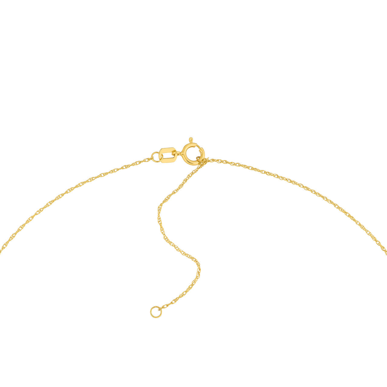 14K Yellow Gold Mini Martini Glass Pendant Necklace - Queen May