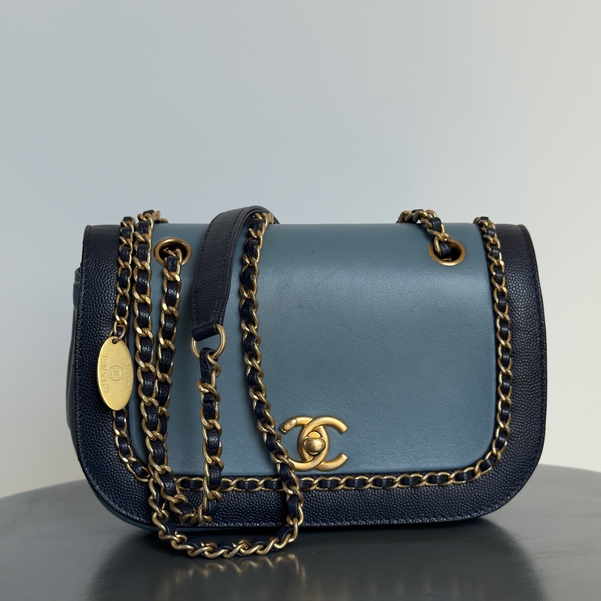 Chanel Chain Around CC Flap Bag Lambskin with Caviar - Queen May