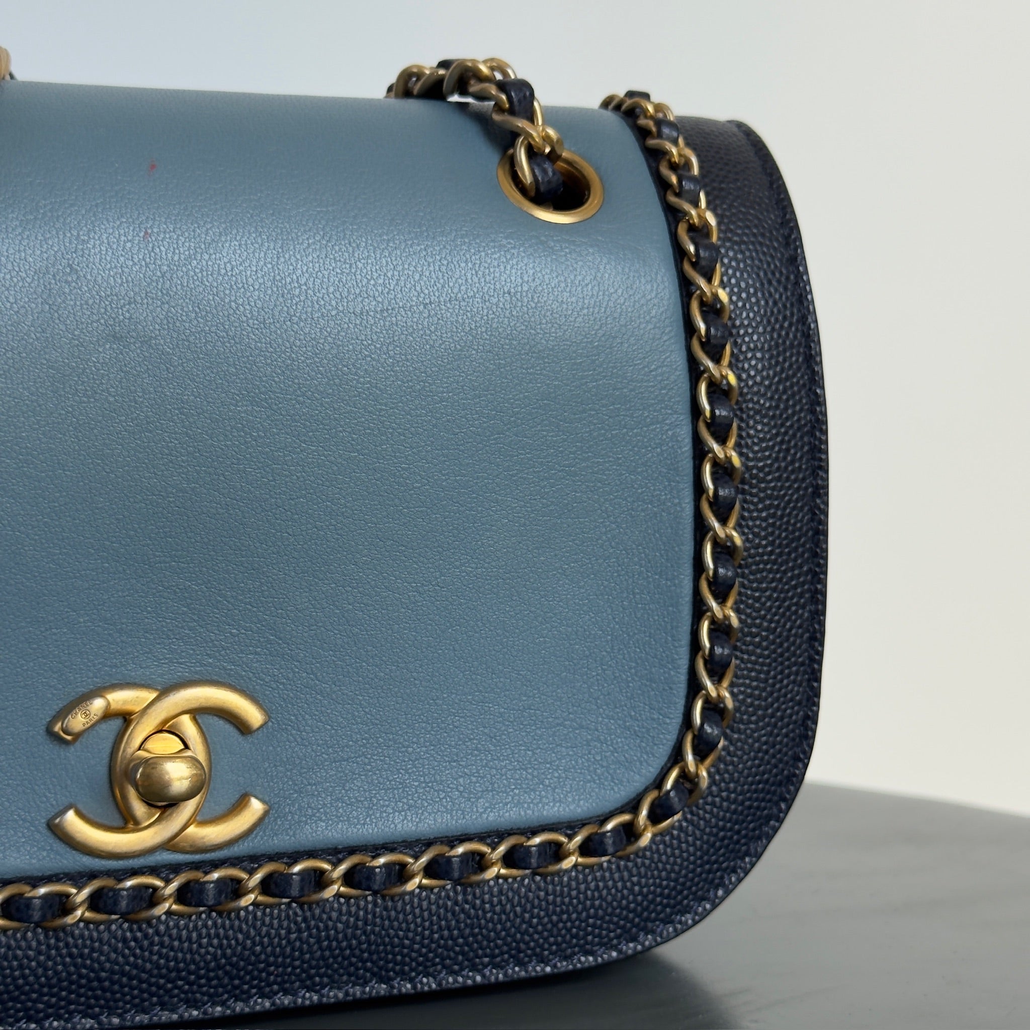Chanel Chain Around CC Flap Bag Lambskin with Caviar - Queen May