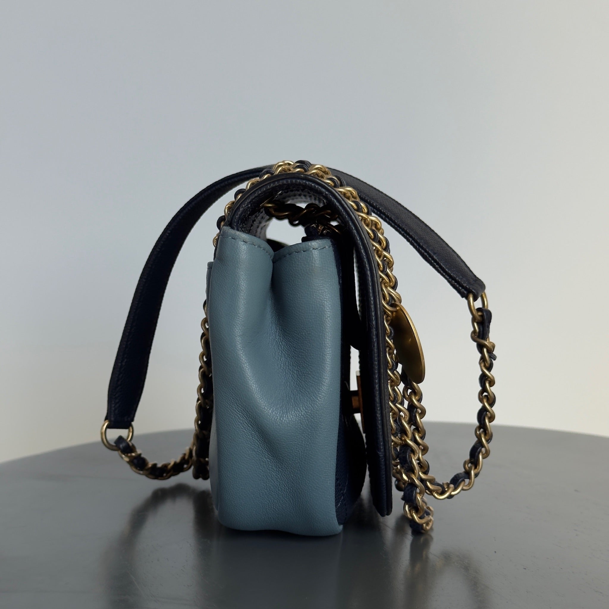 Chanel Chain Around CC Flap Bag Lambskin with Caviar - Queen May
