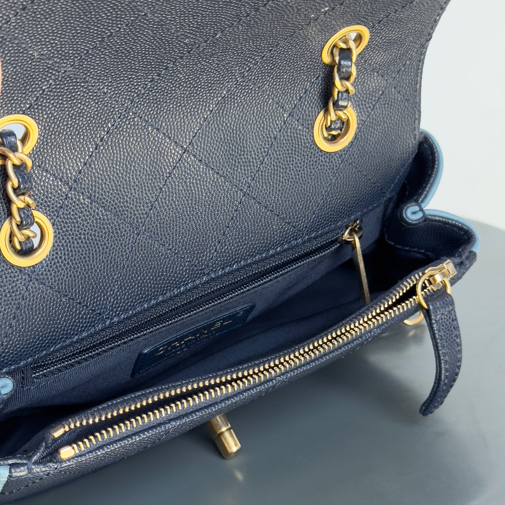 Chanel Chain Around CC Flap Bag Lambskin with Caviar - Queen May