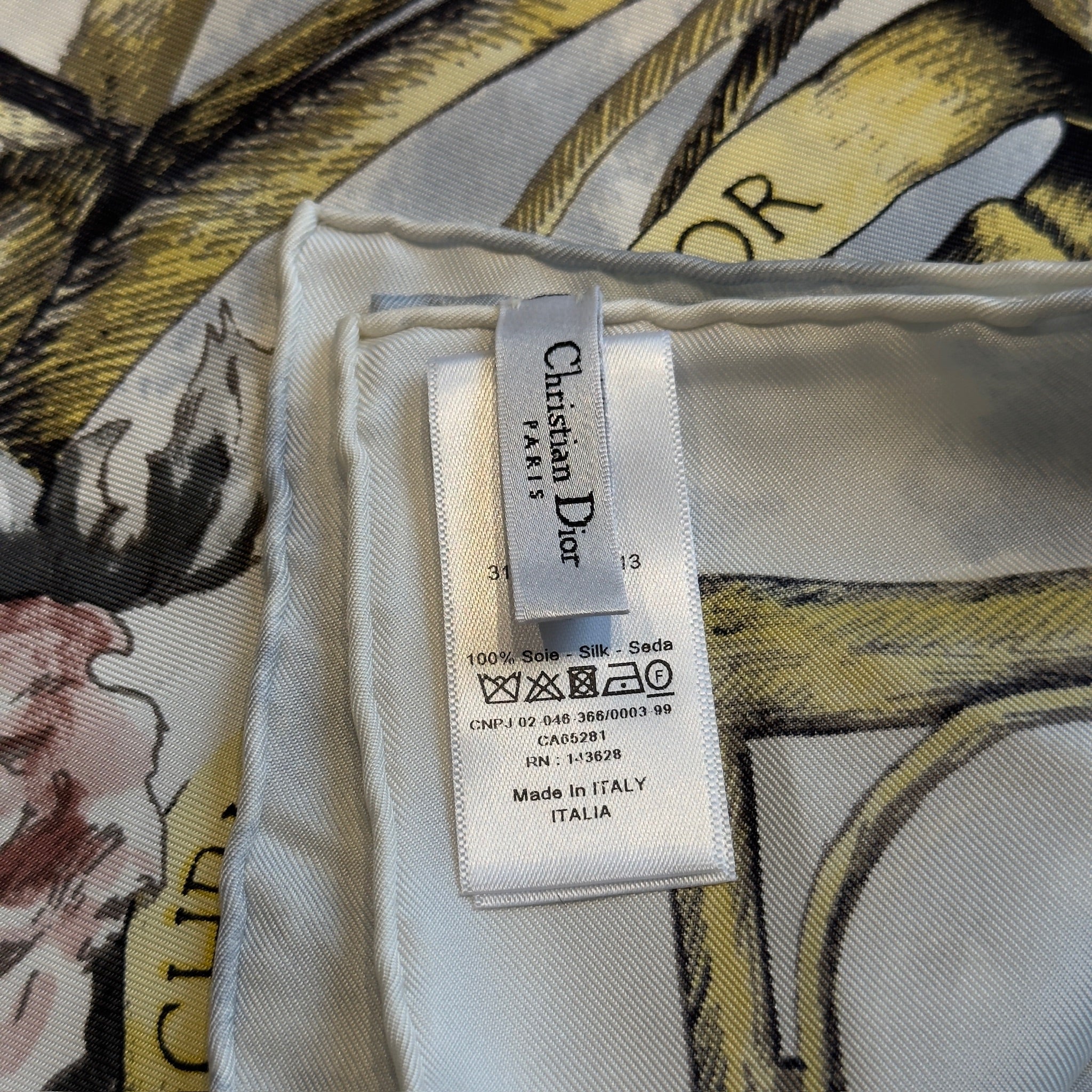 Dior Silk Floral Scarf - Queen May