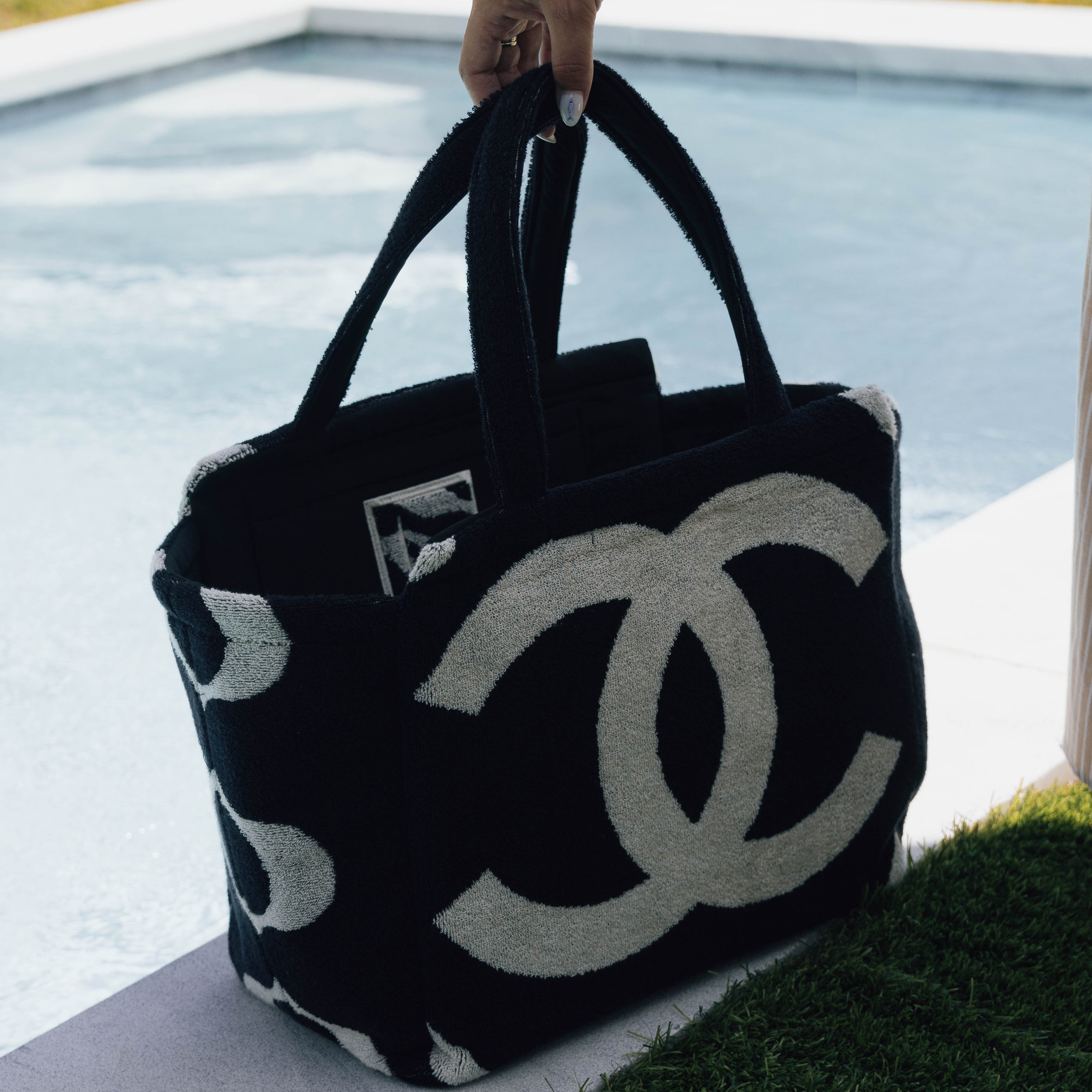 Lady Cuir x Queen May The Wave Towel Tote Bag - Queen May