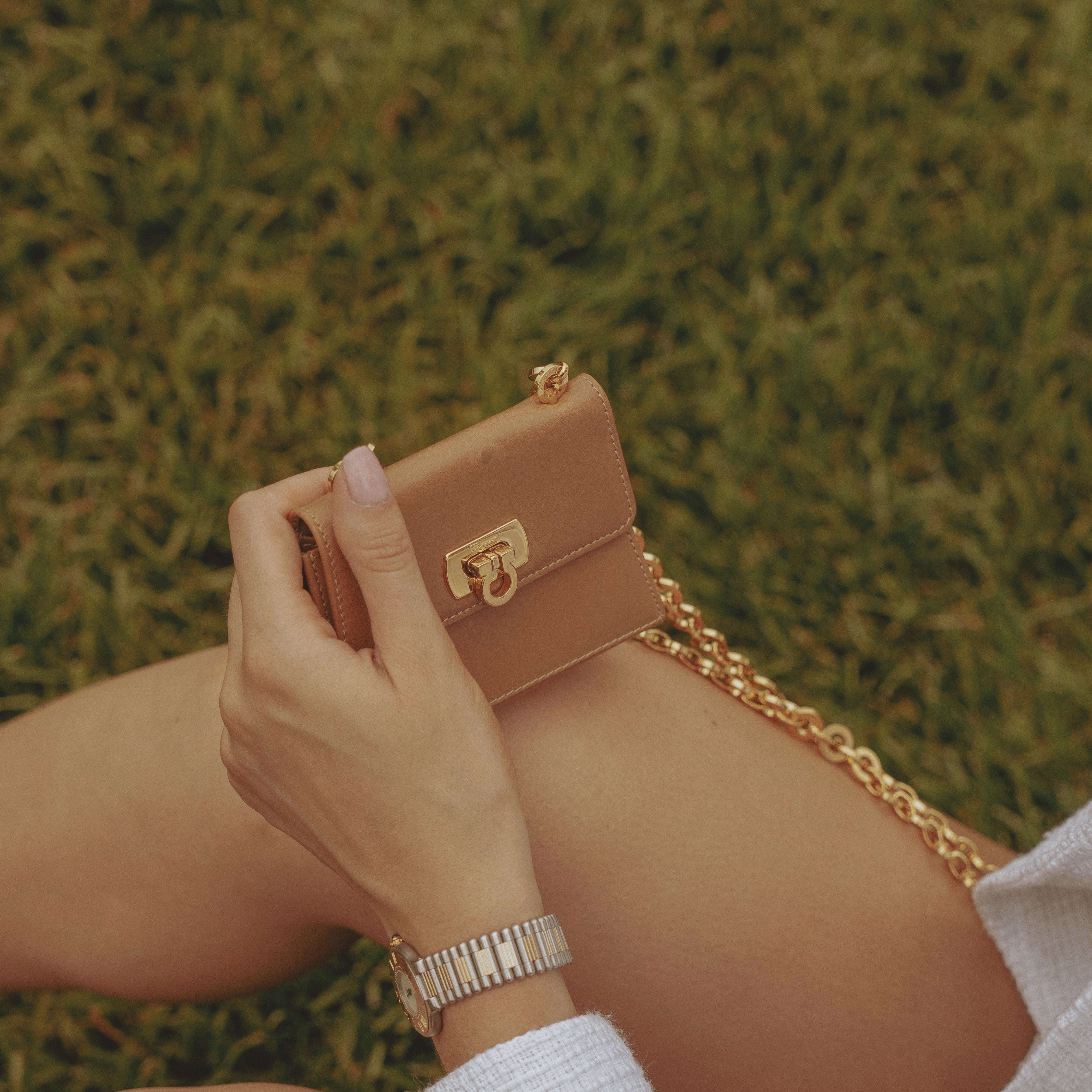 Salvatore Ferragamo Chain Micro Bag - Queen May