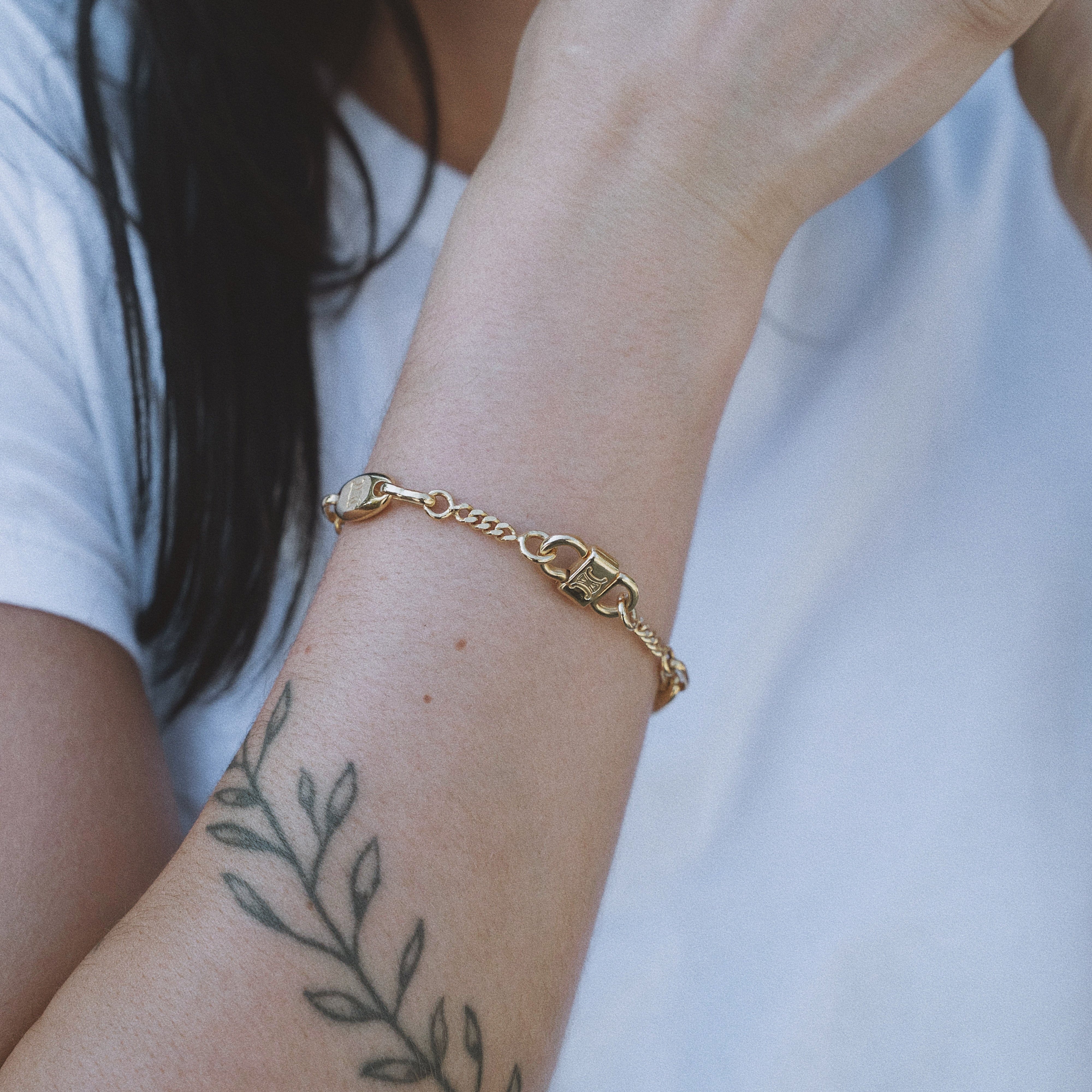 Vintage Celine Triomphe Charm Bracelet - Queen May