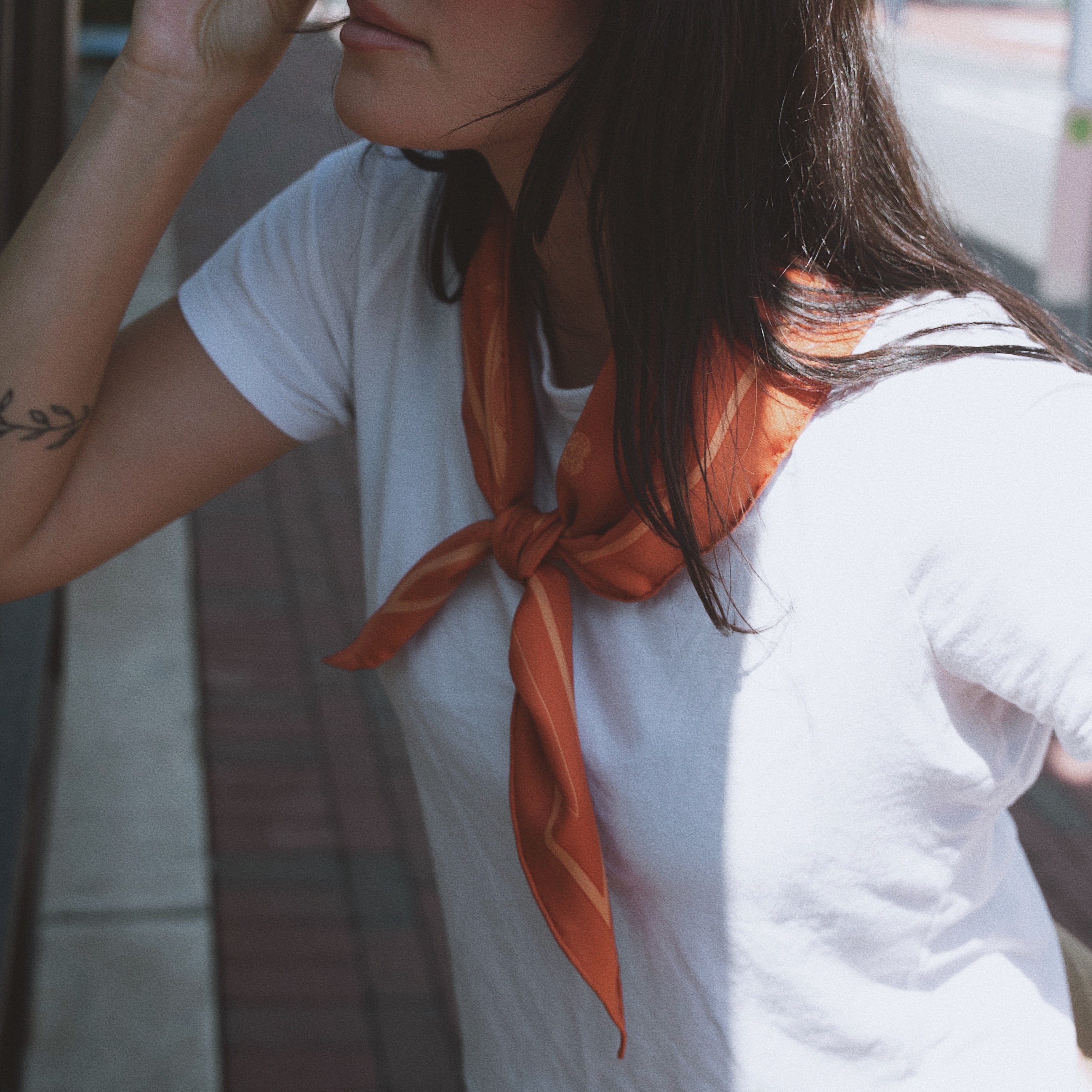 Hermes Ex Libris Silk Triangle Scarf - Queen May