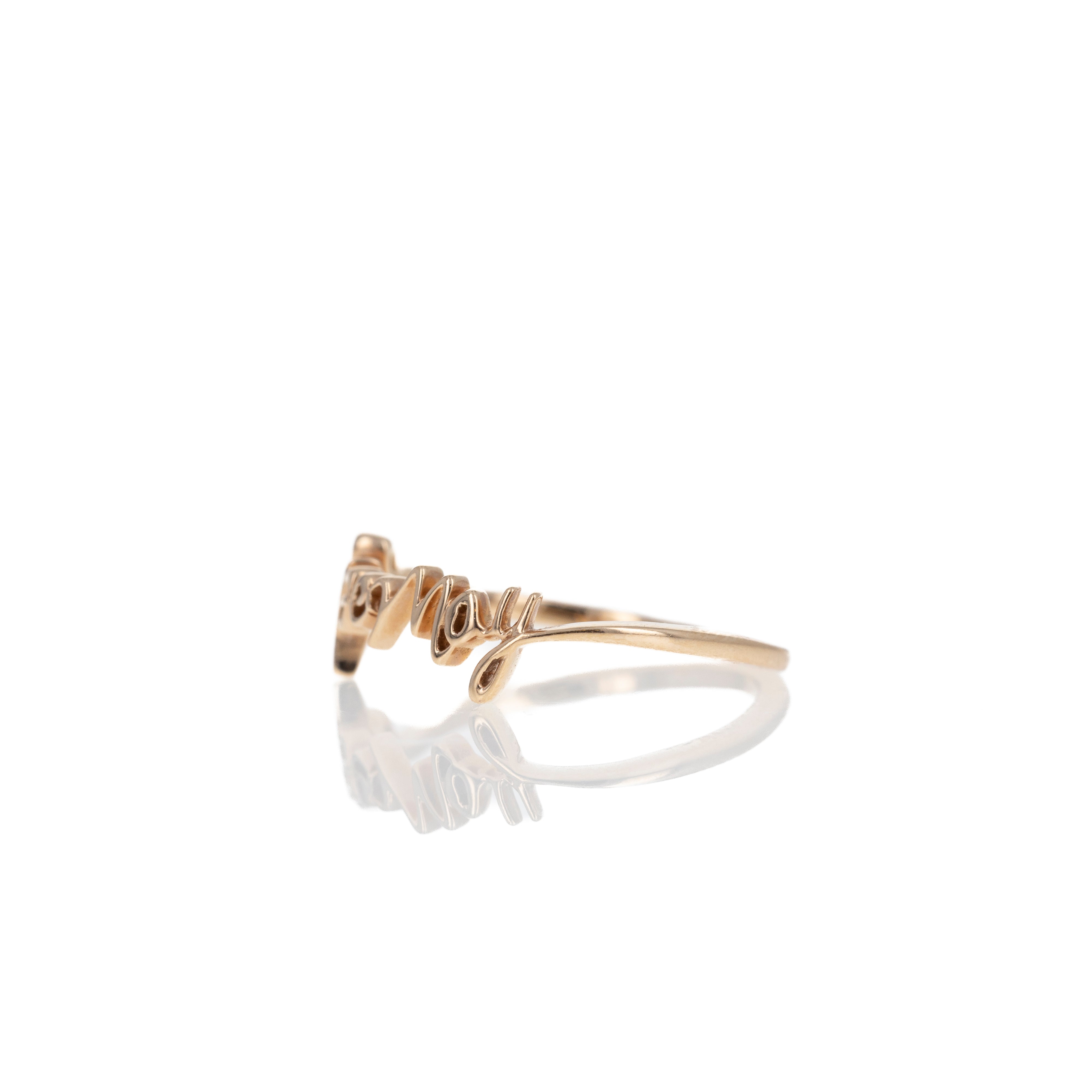 14K Gold Cape May Ring - Queen May