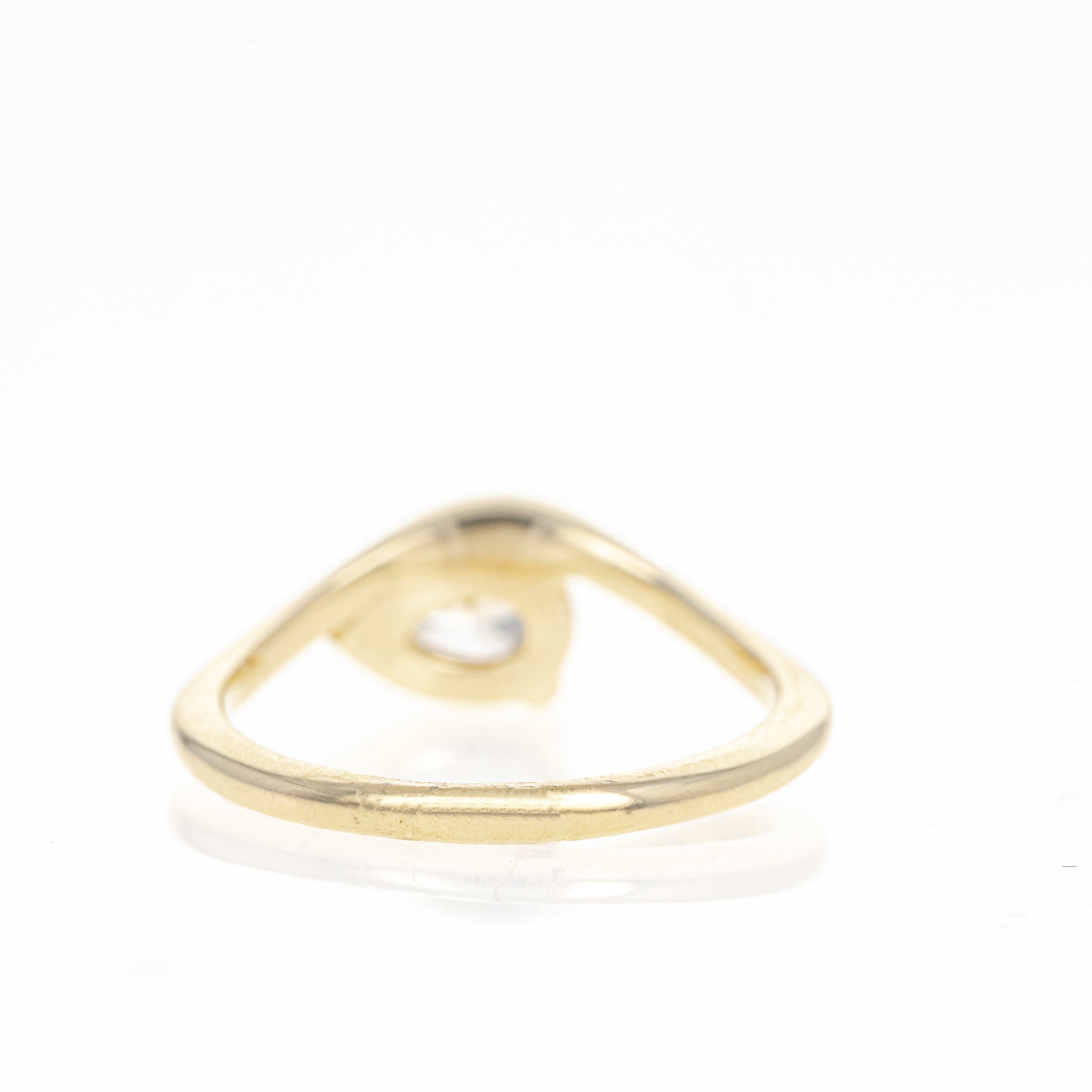 0.64 Carat East-West Pear Diamond Ring - Queen May