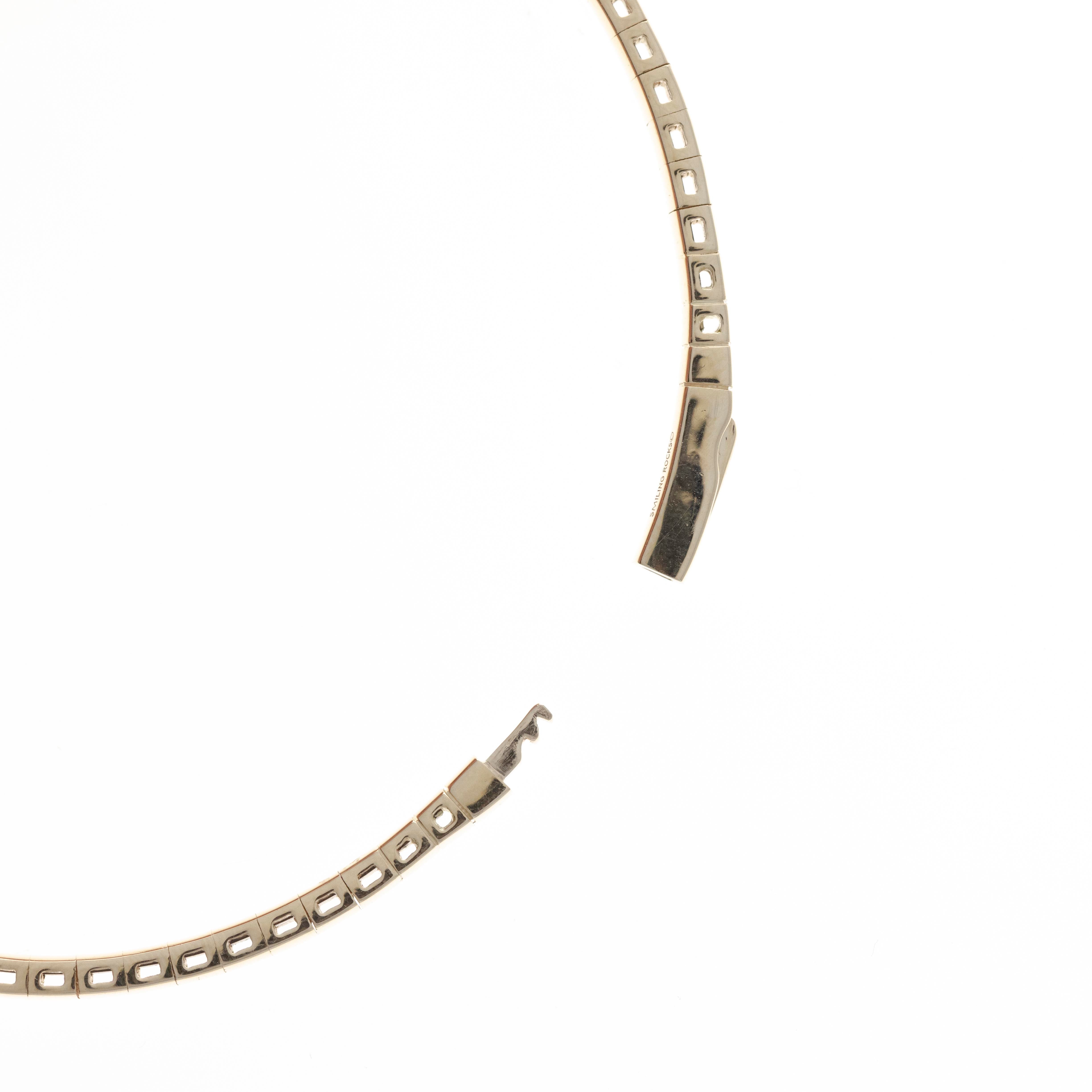 Lab Grown 5.9 Carat Marquise Diamond Flexible Bangle - Queen May