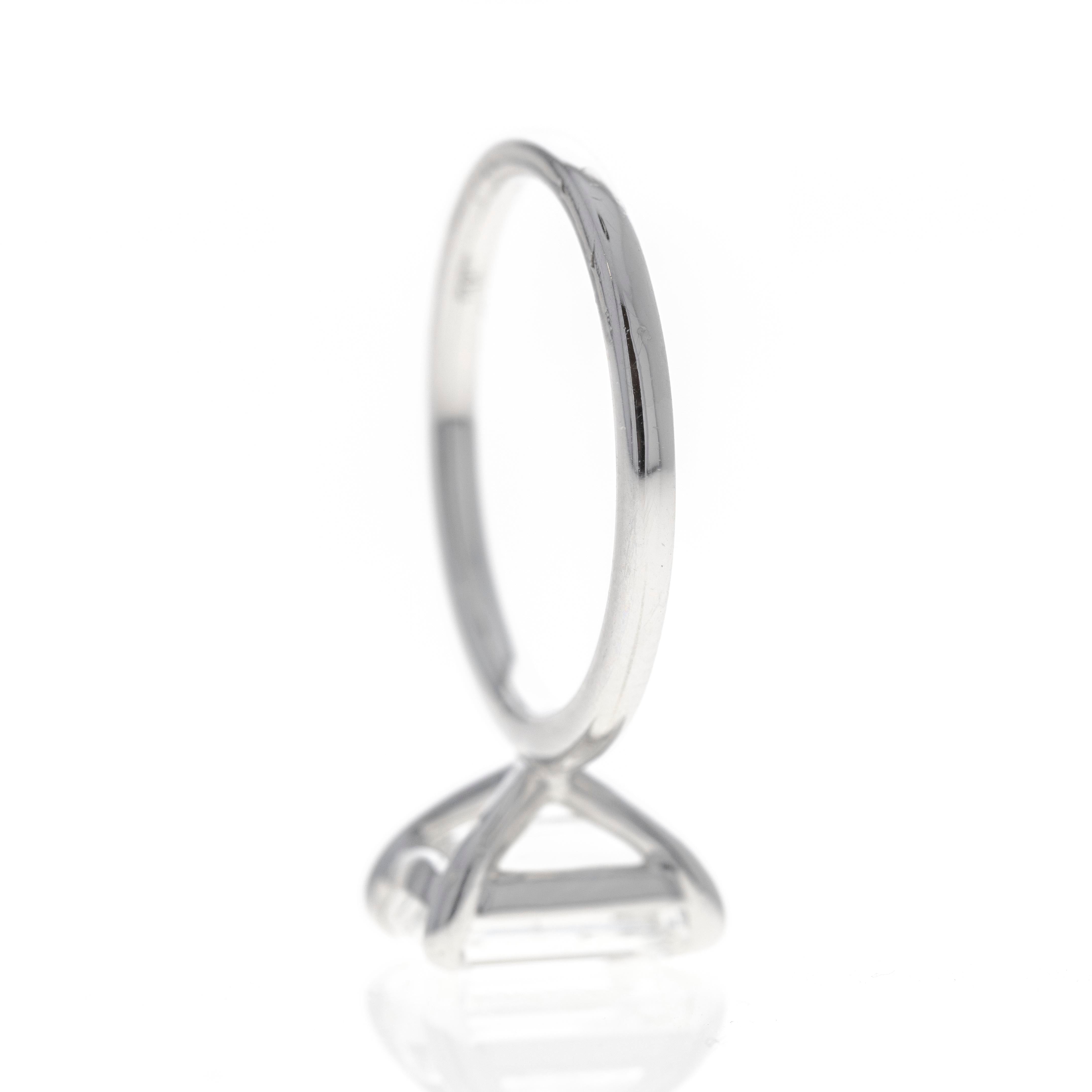 Lab Grown 3 Carat Emerald Diamond Solitaire Engagement Ring - Queen May