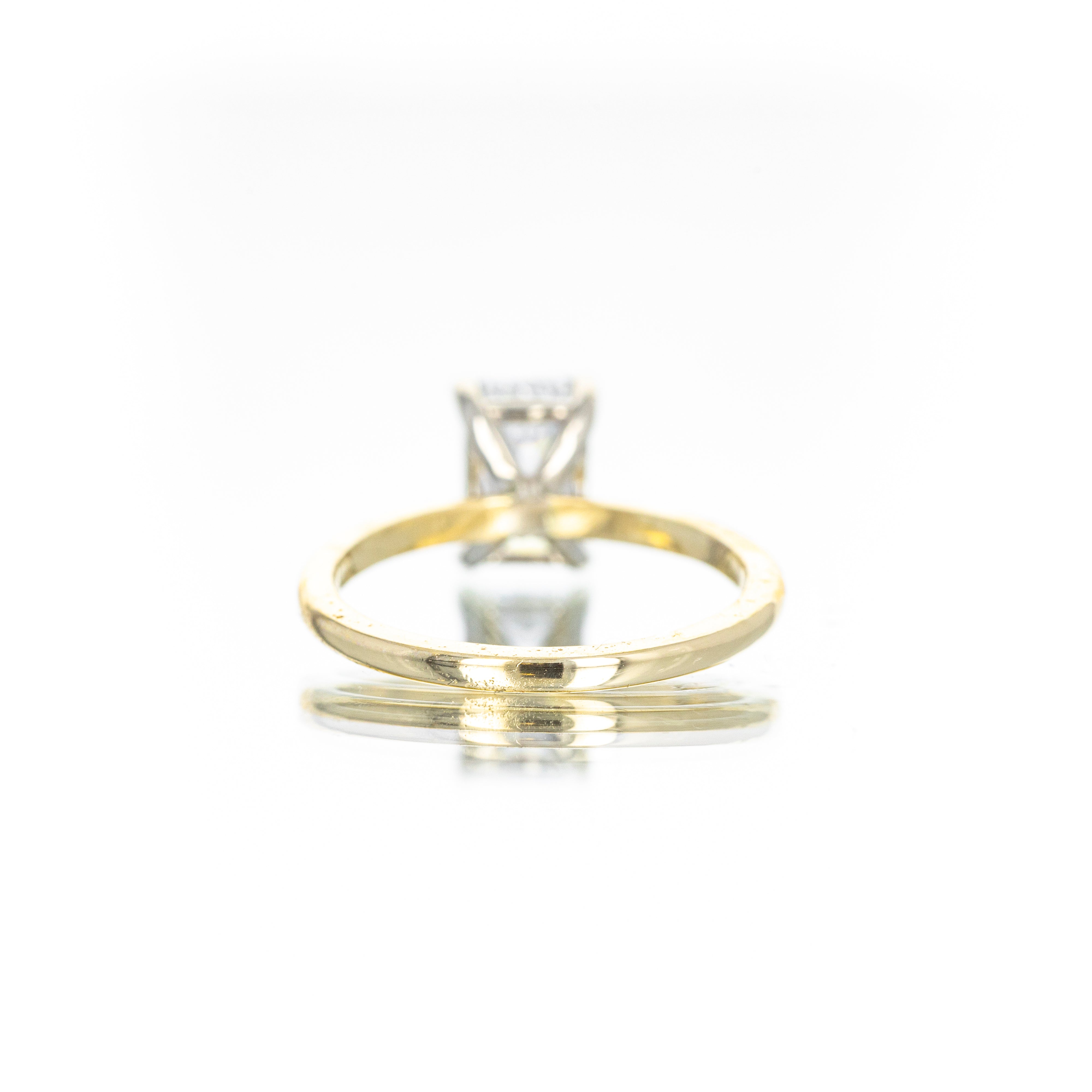 Lab Grown 1.76 Carat Crisscut Radiant Diamond Solitaire Engagement Ring - Queen May